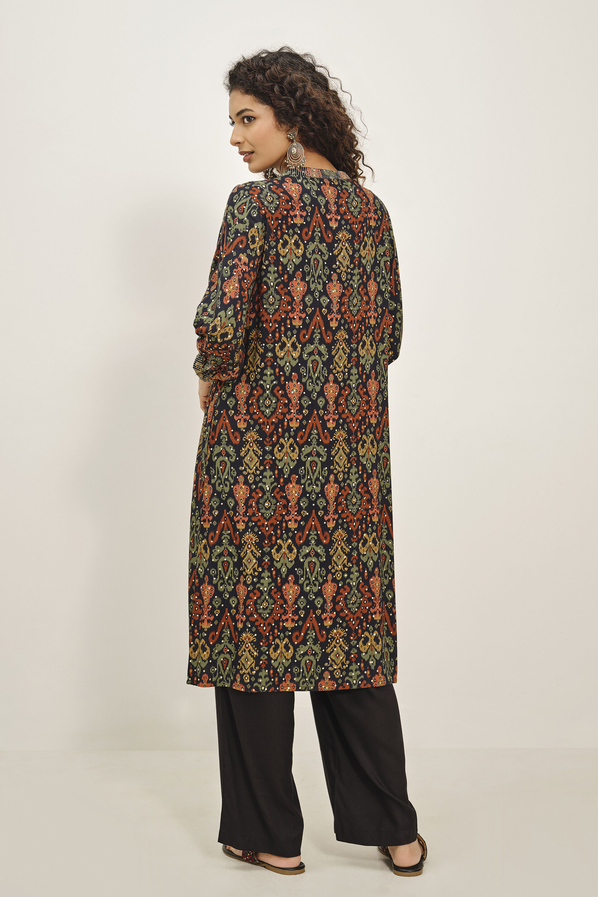 Black Kamaal Kurta, Black, image 5