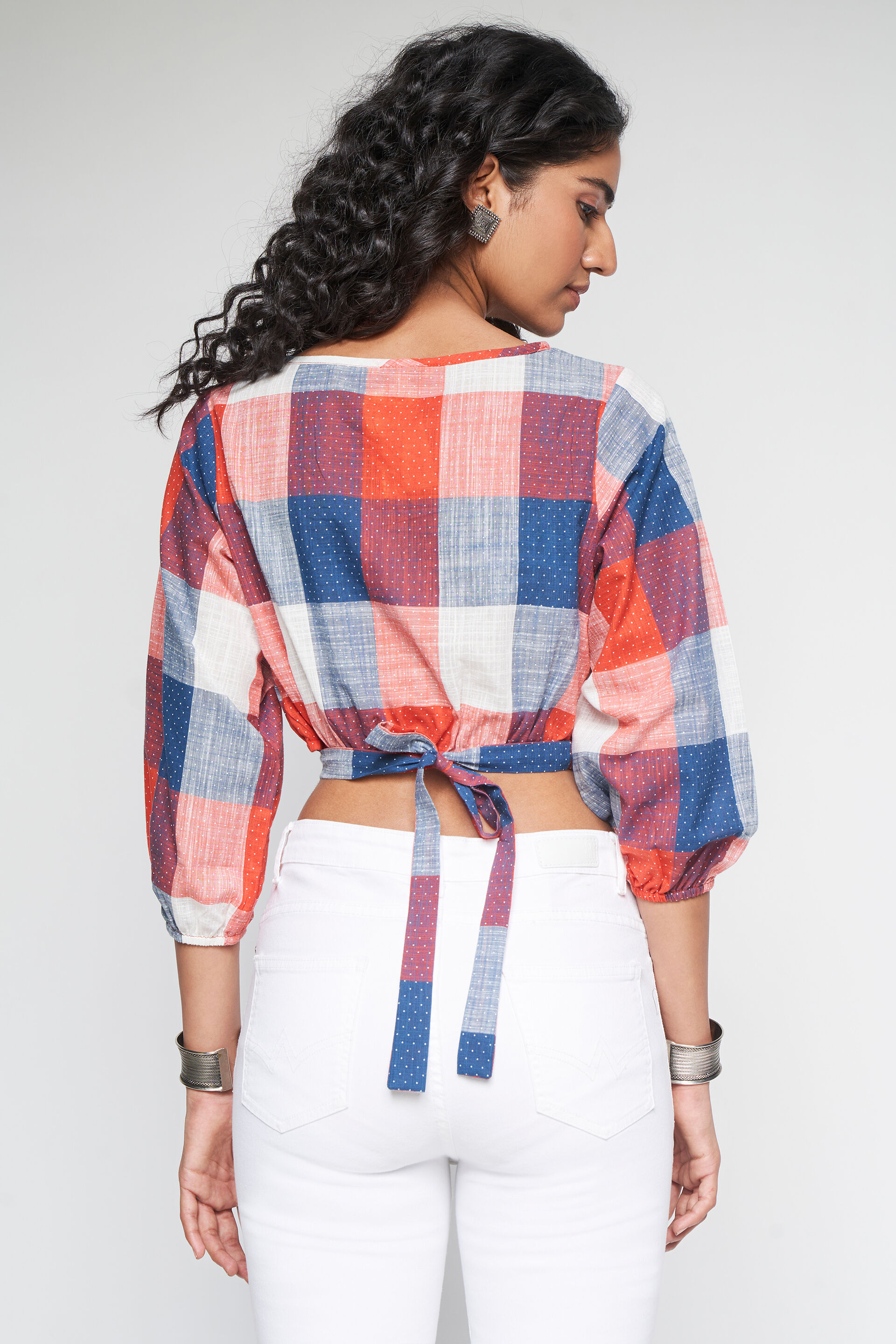 Multi Floral Straight Top, Multi Color, image 5