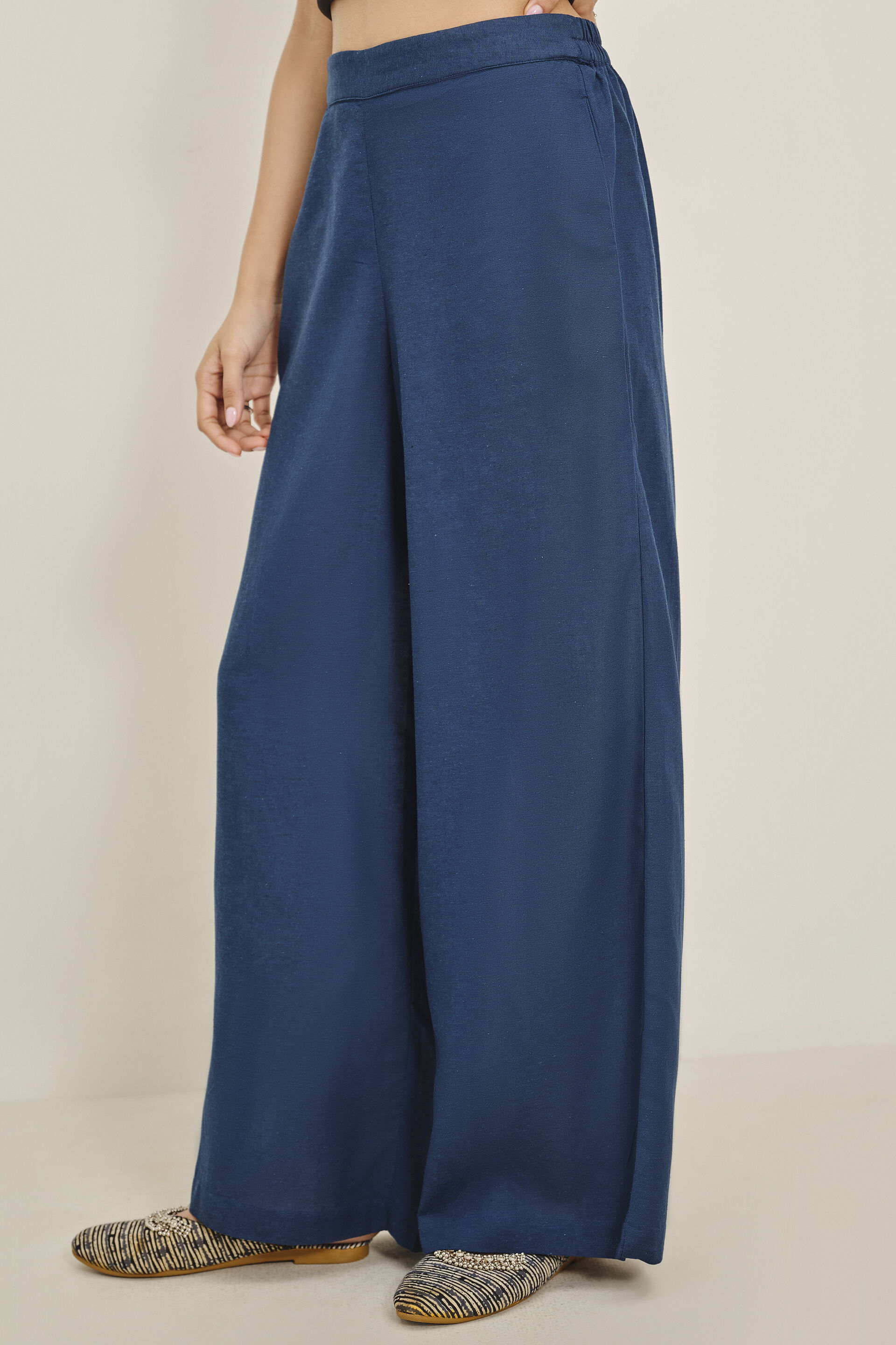 Neel Straight Pants, Indigo, image 4