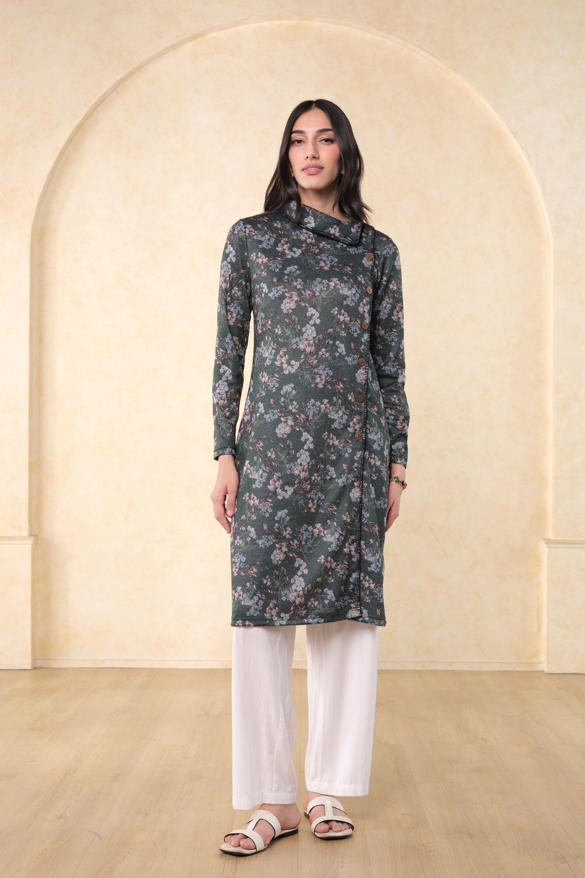 Gulfam Tunic, Green, image 2