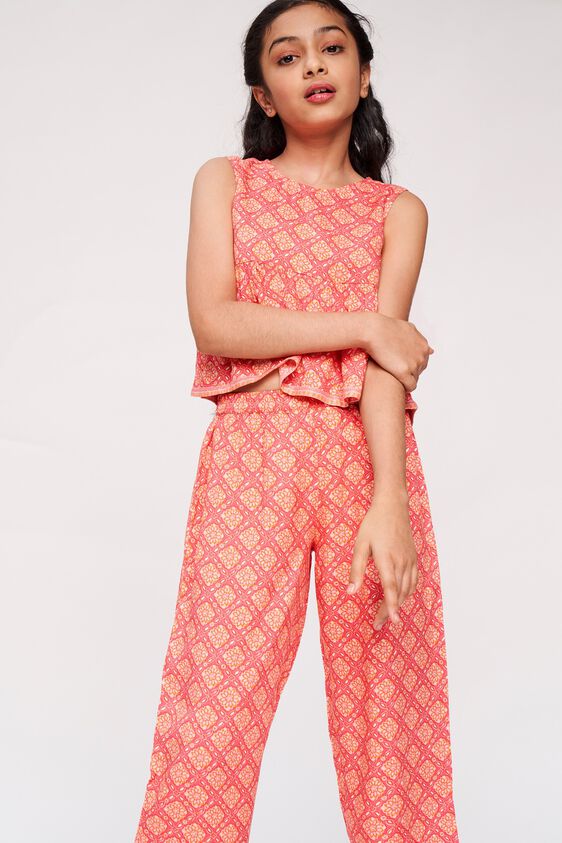 6 - Coral Floral Printed Fit And Flare Suit, image 6