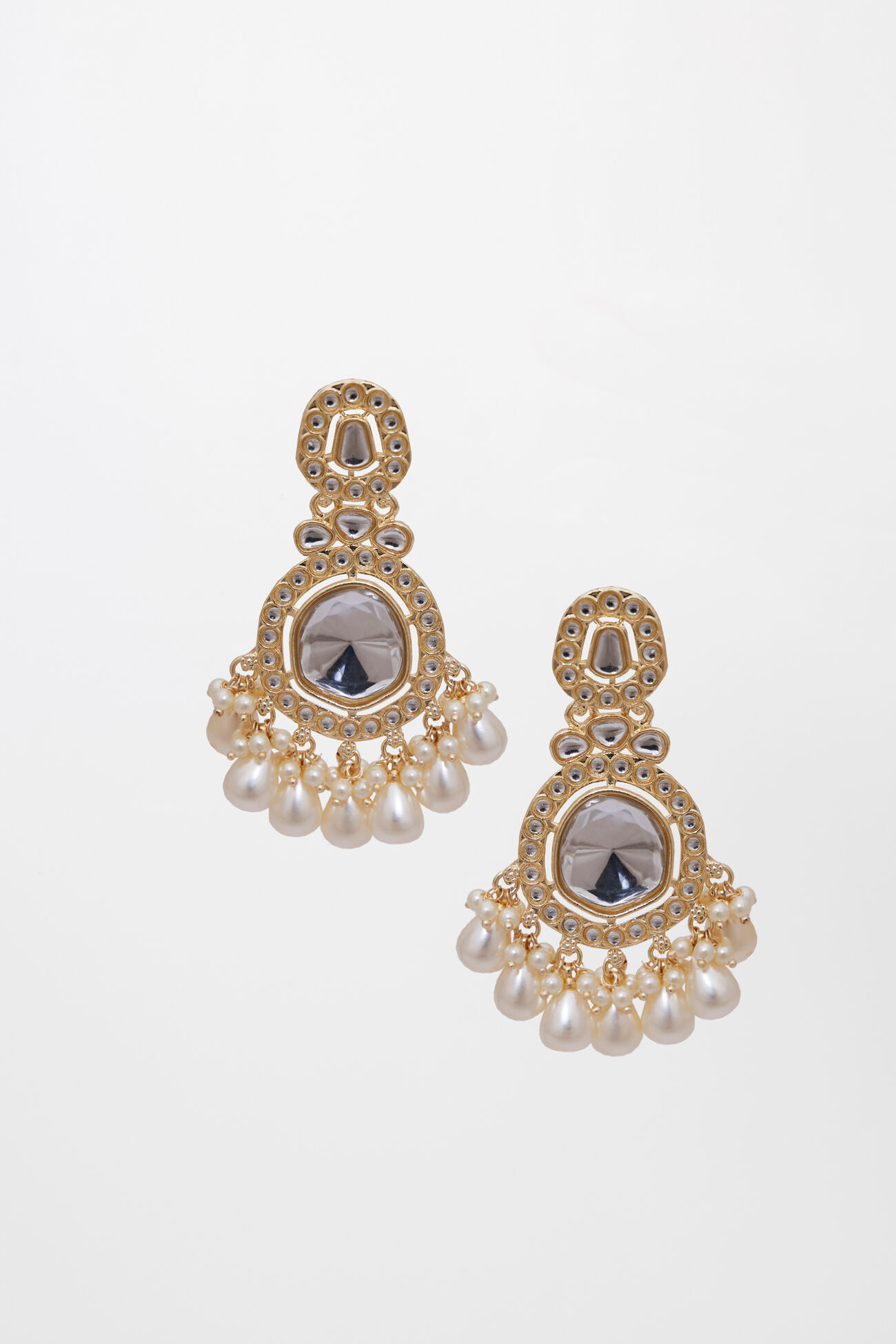 Pearl-Glass Dangler Earrings, , image 1