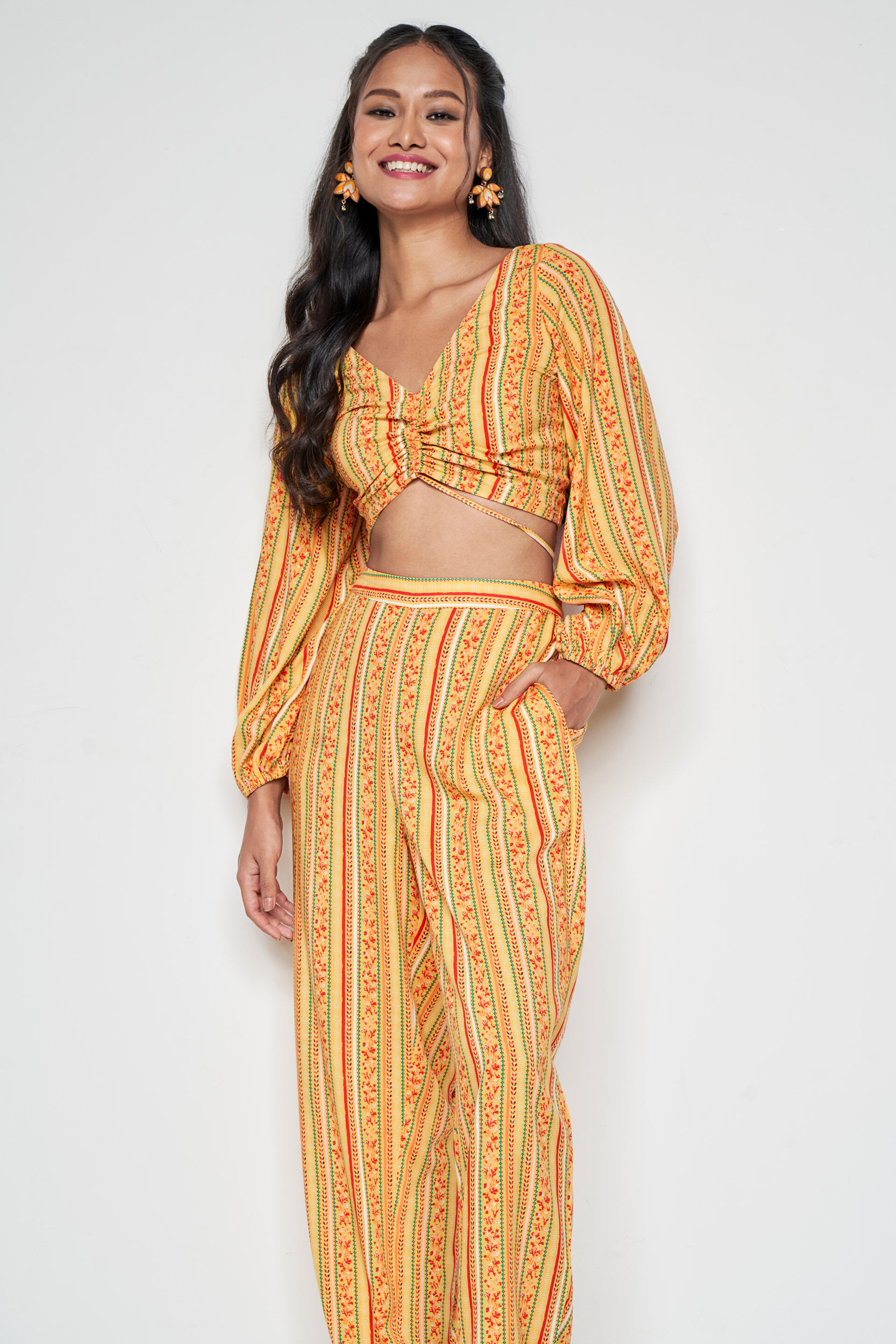 Loved By The Sun Co-ords Set, Mustard, image 3