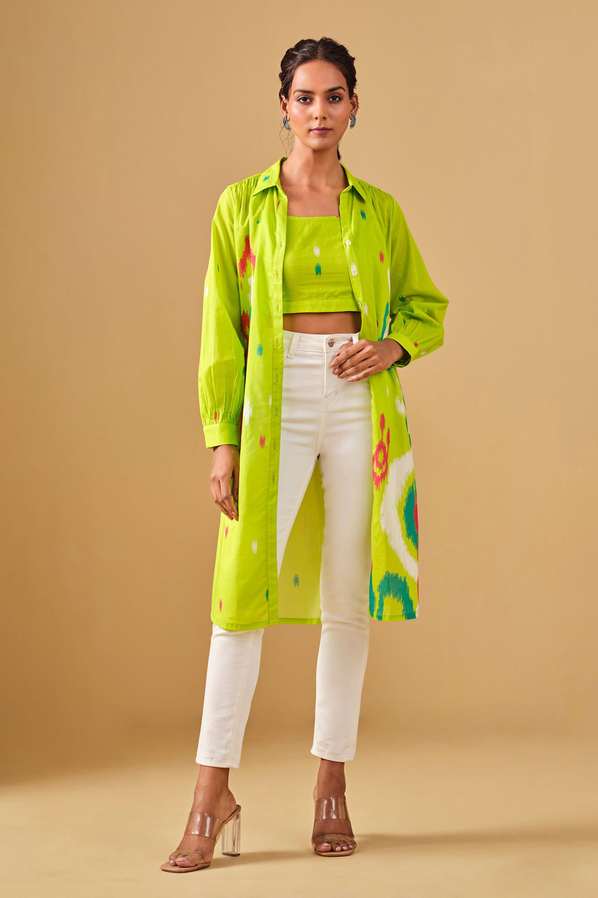 Buy Long Ethnic Jackets for Women Ladies Online at Global Desi