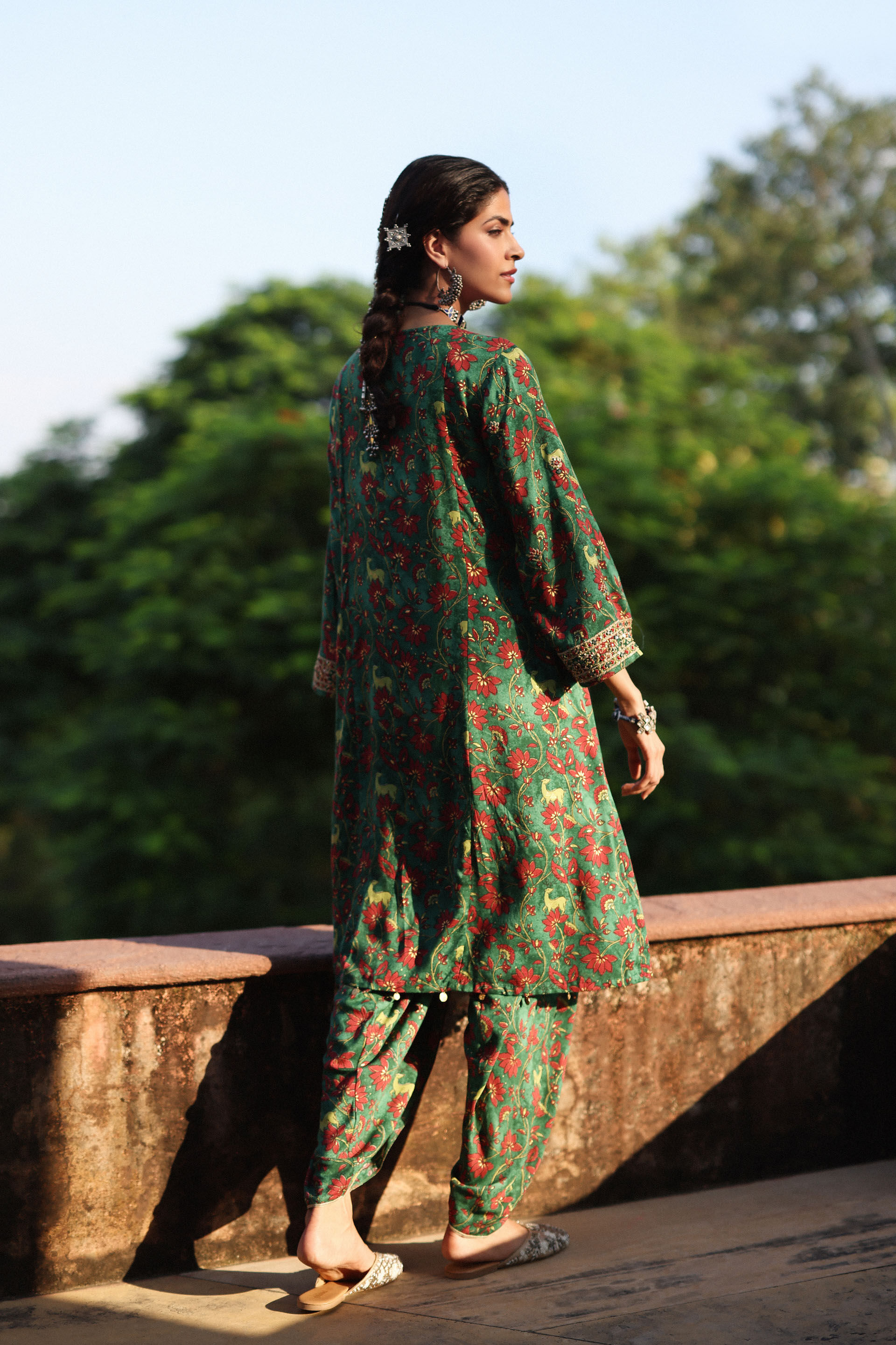 Fasaana Tunic Set, Green, image 7