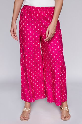 2 - Dark Pink Ethnic Motifs Bottom, image 2