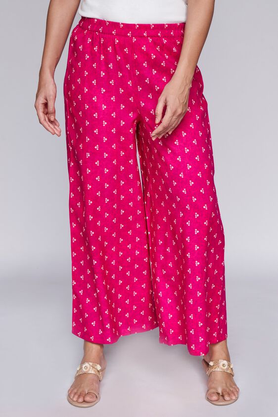 2 - Dark Pink Ethnic Motifs Bottom, image 2