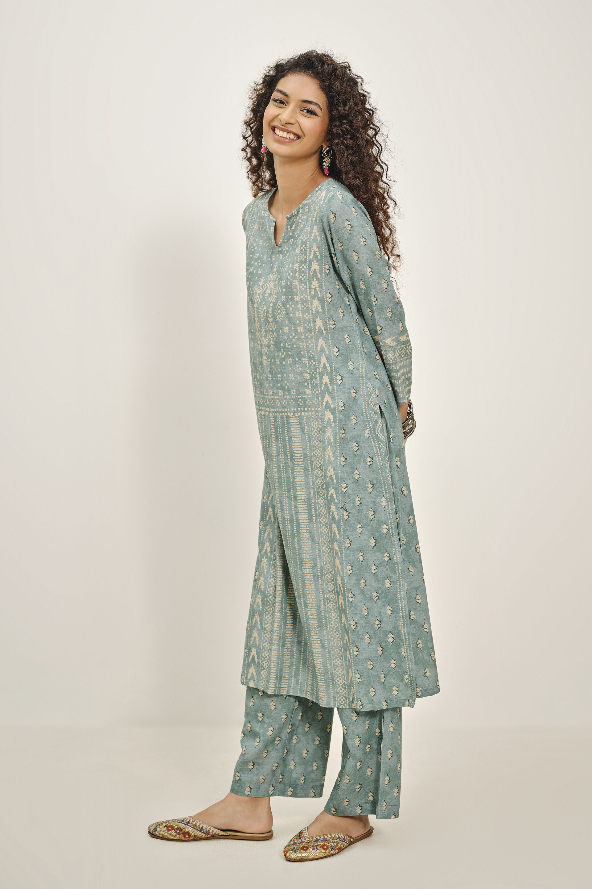 Baarish Blue Set, Blue, image 3