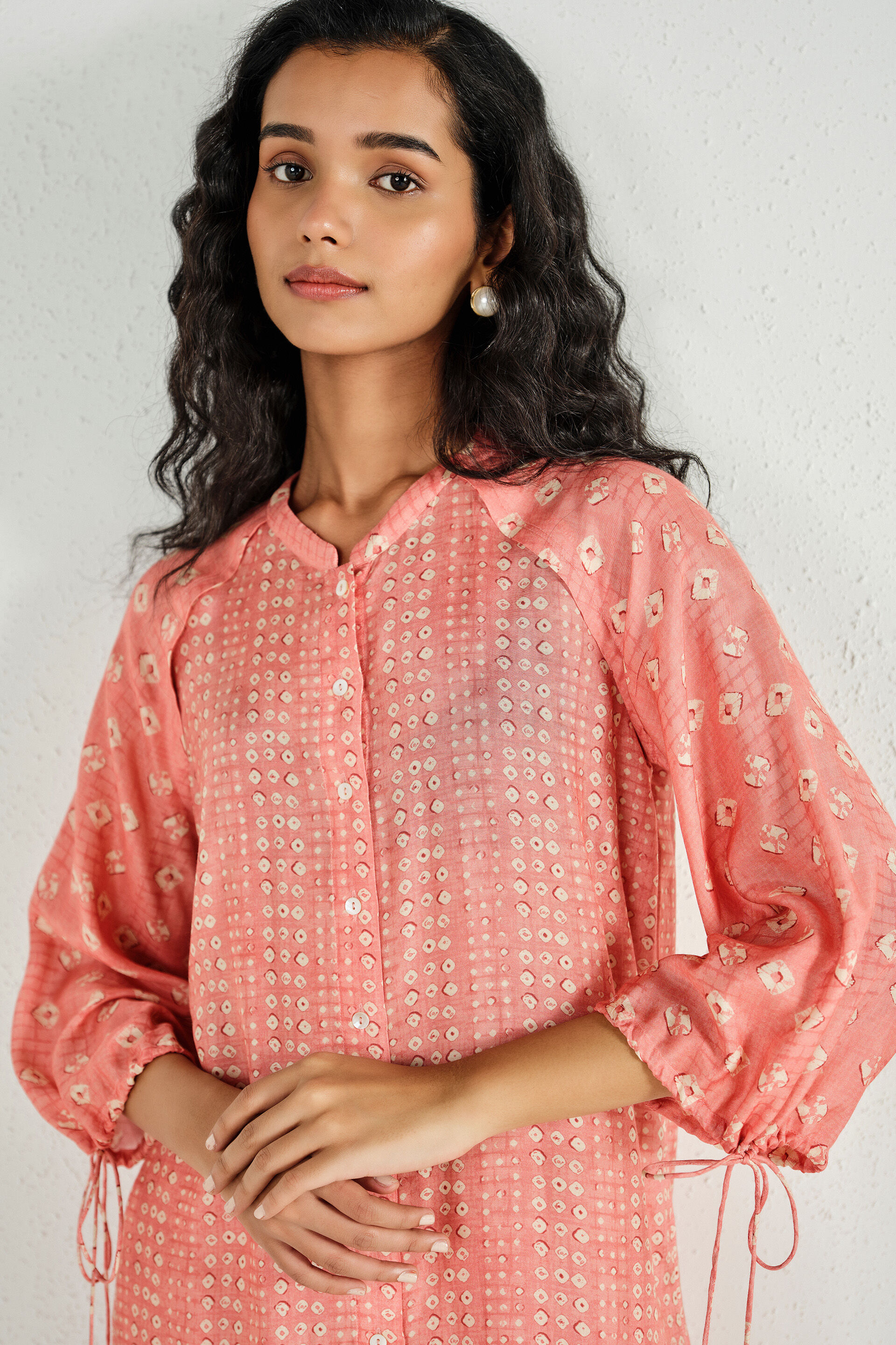 Navya Printed Kurta Set, Pink, image 5