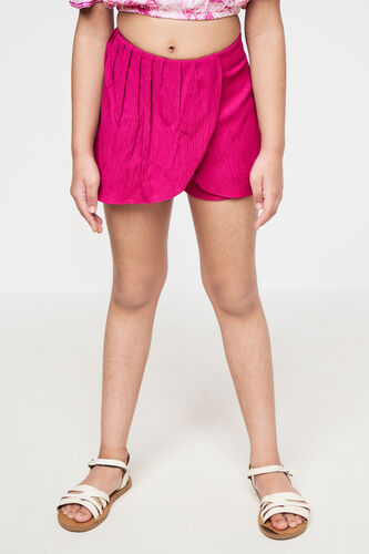 Wine Solid Straight Shorts, Wine, image 1