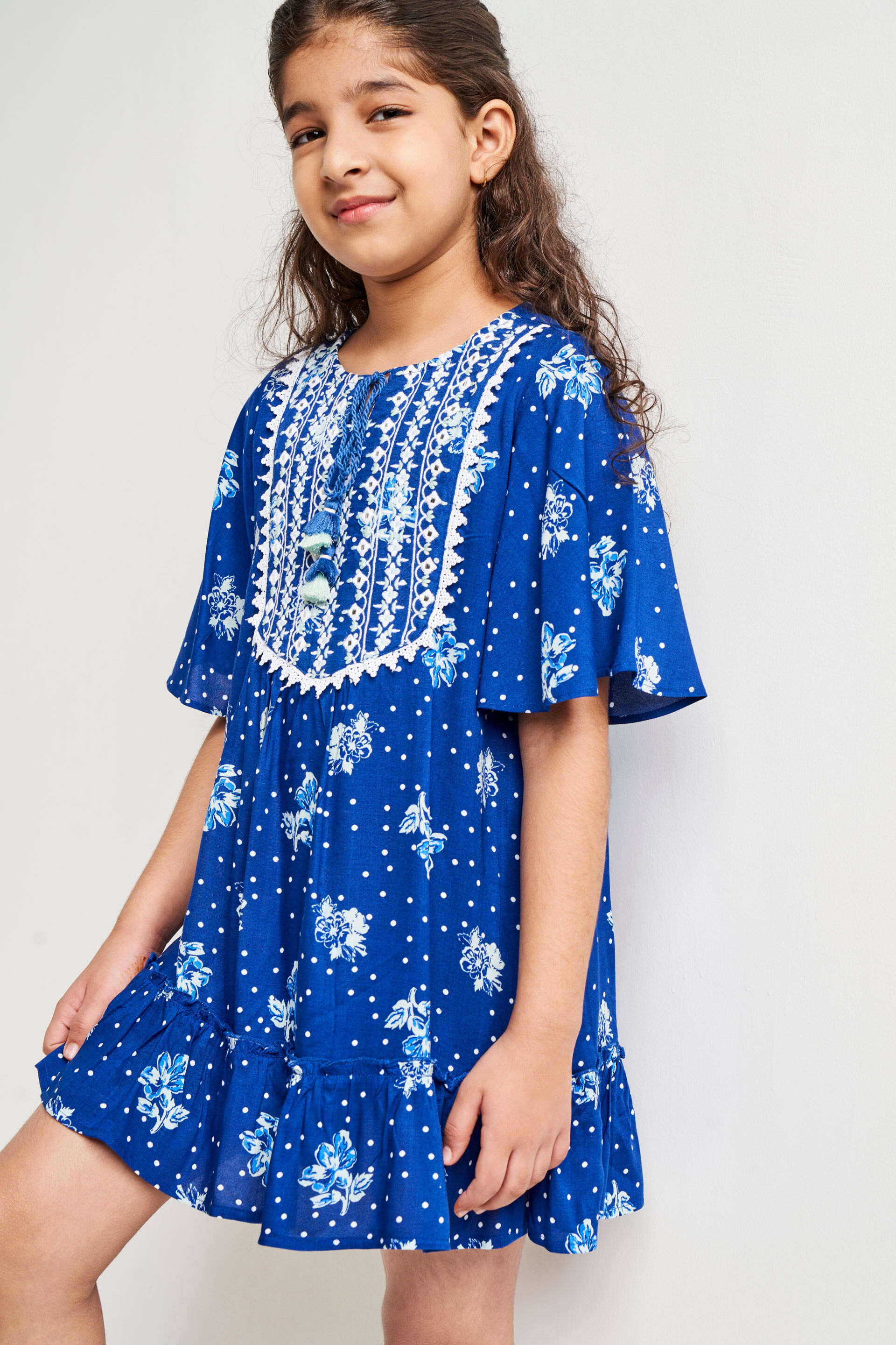 Global desi blue dress new arrivals