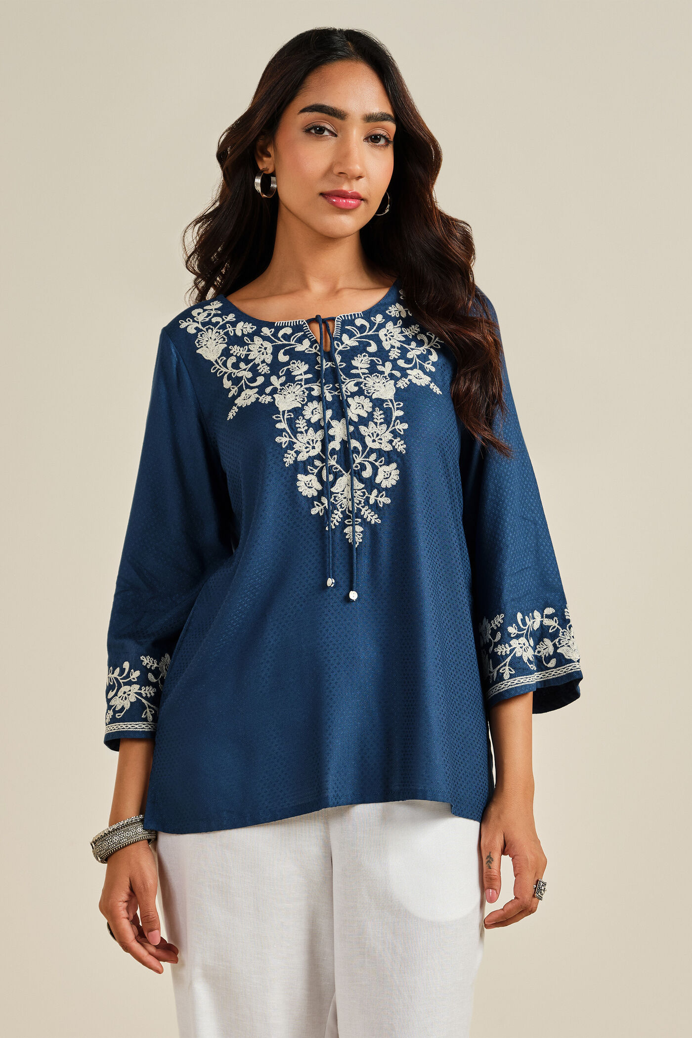 Andaz Indigo Top