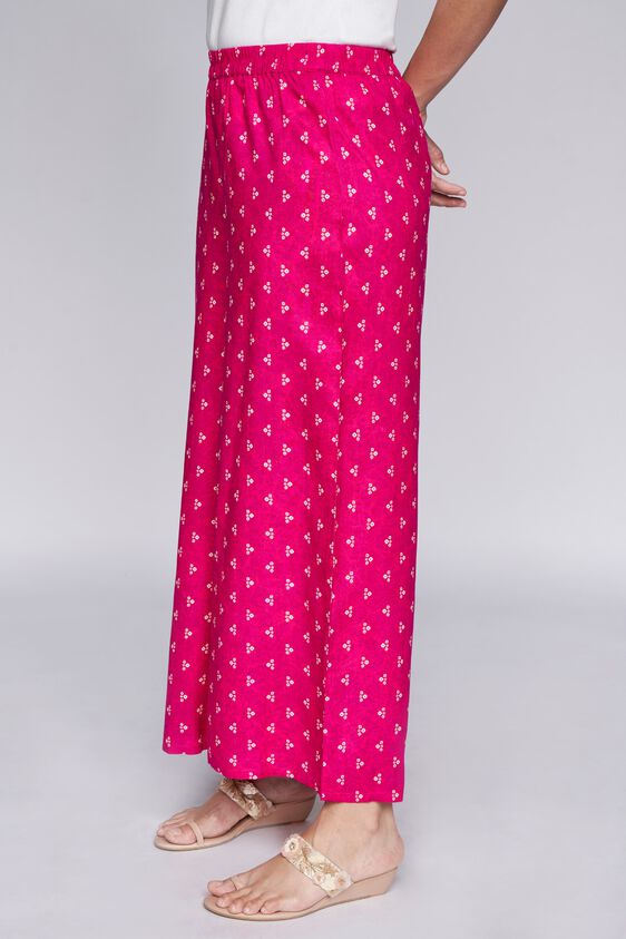 3 - Dark Pink Ethnic Motifs Bottom, image 3