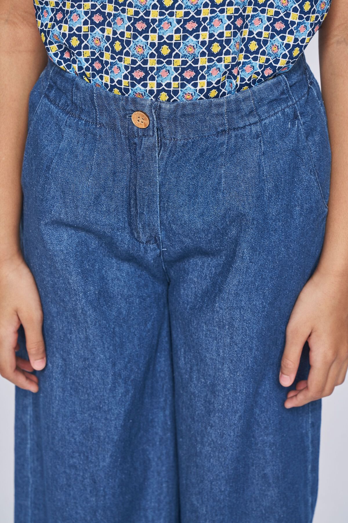 6 - Midnight Blue Fringes Solid Bottom, image 6