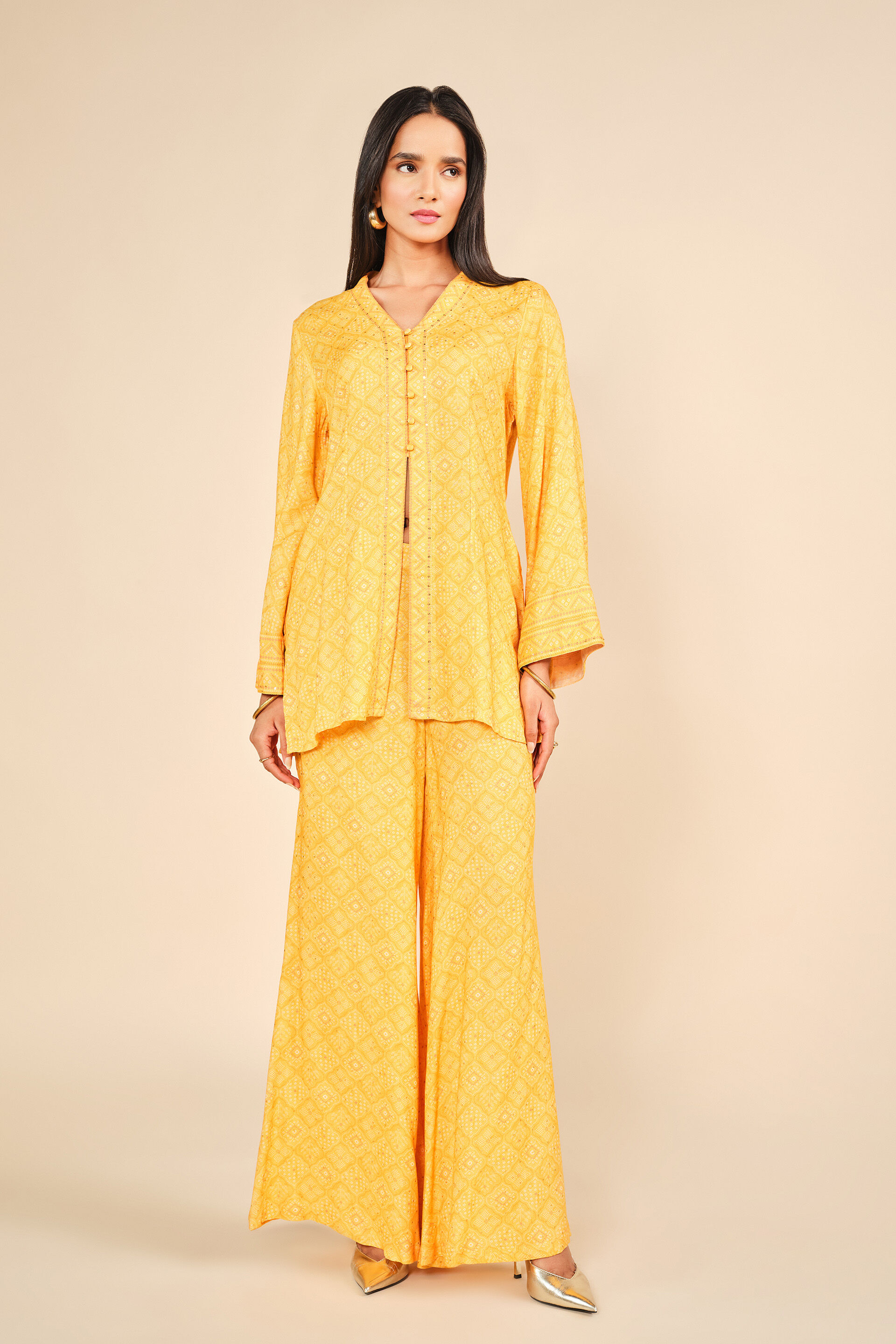 Genda Ishq Co-ord, Mustard, image 3
