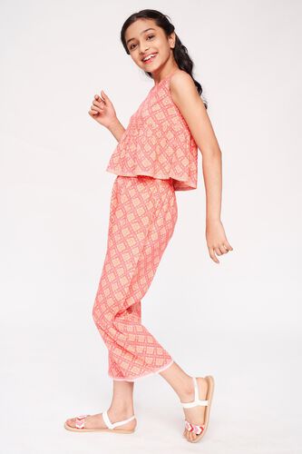 3 - Coral Floral Printed Fit And Flare Suit, image 3