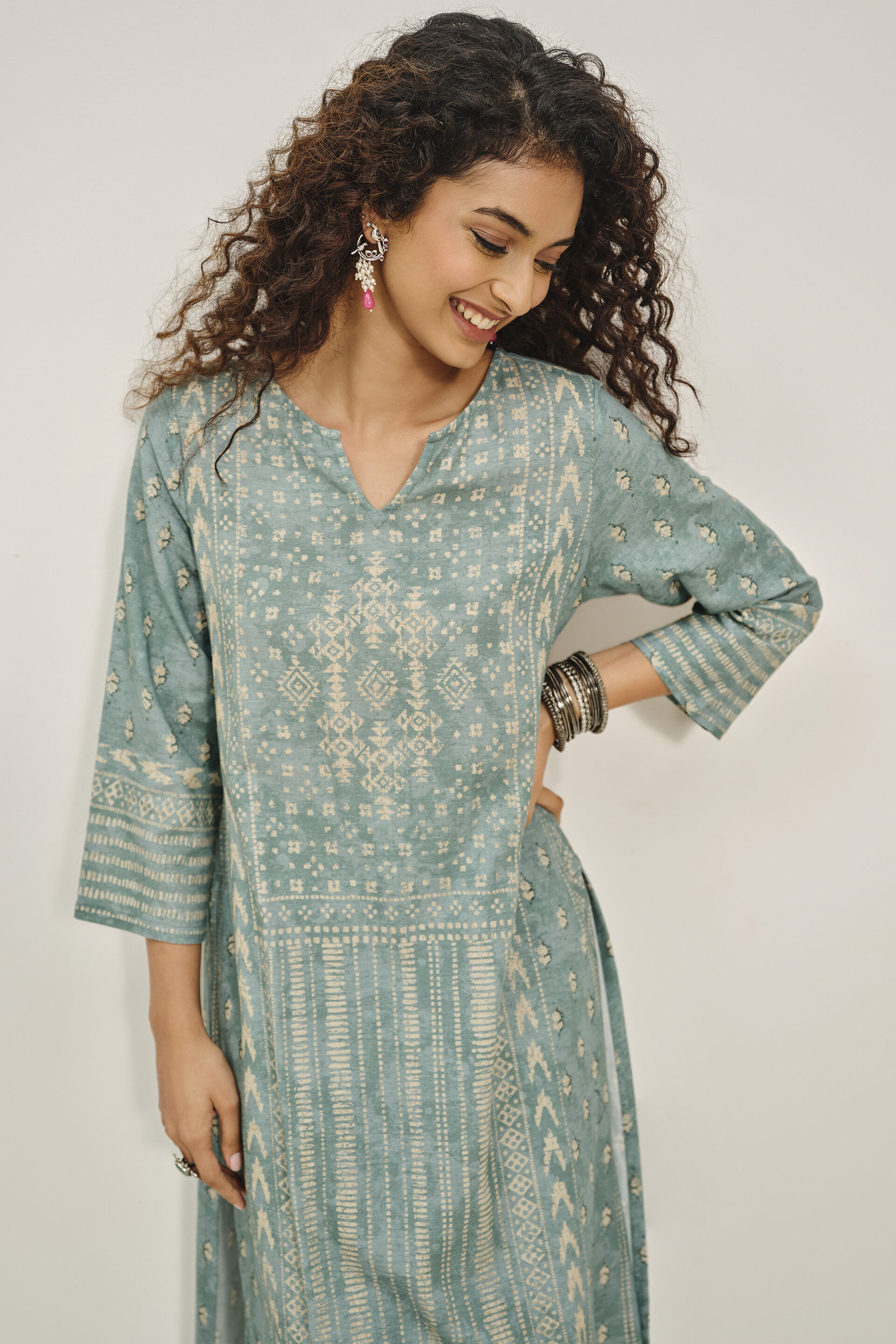 Baarish Blue Set, Blue, image 4