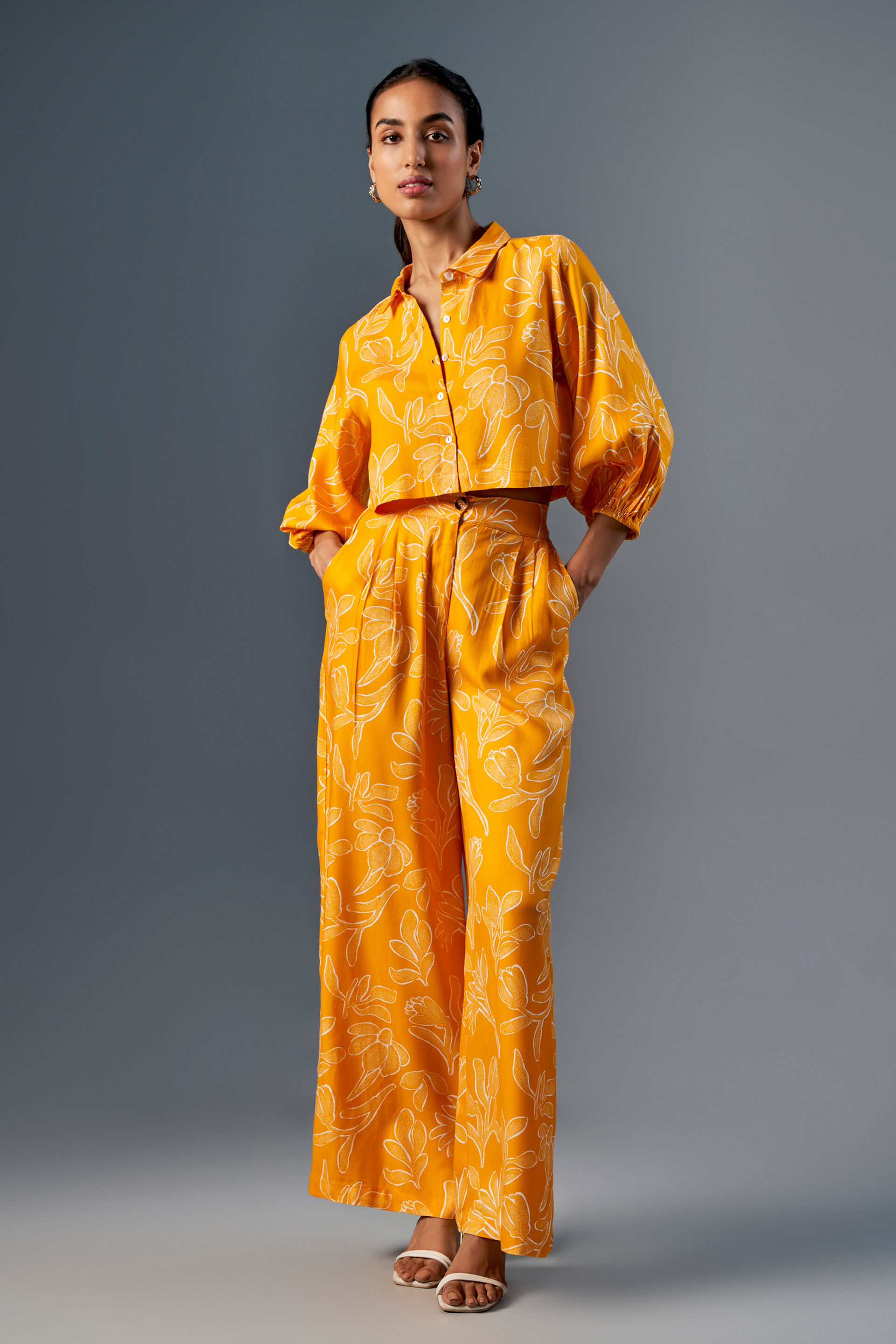 Sunflower Bright Co-Ord, Yellow, image 3