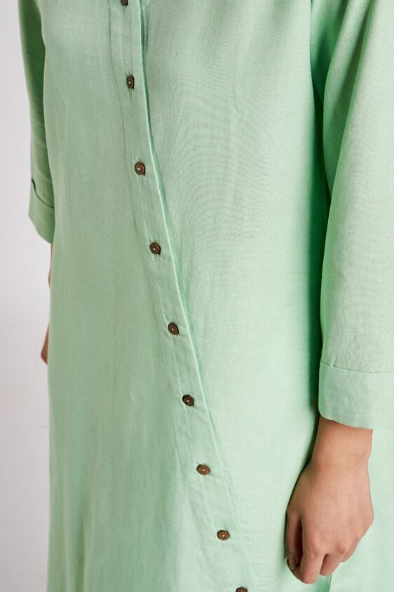 7 - Mint Solid Three-Quarter Sleeves Tunic, image 7