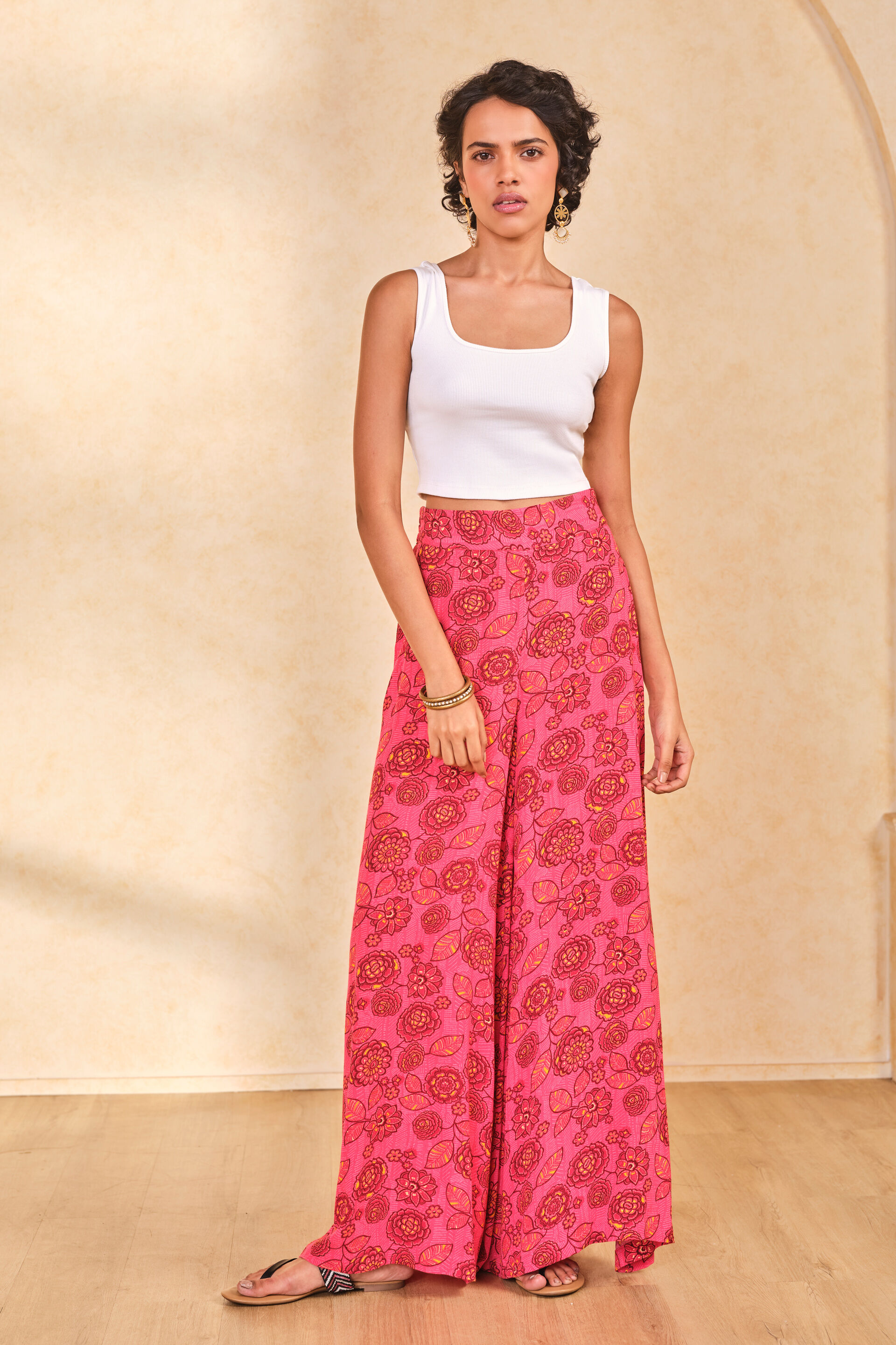 White Cotton Top, White, image 2