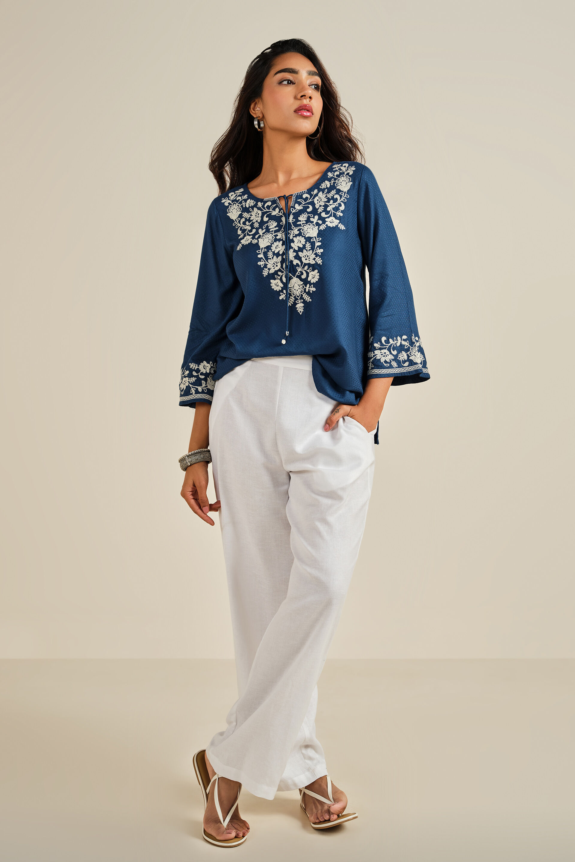 Andaz Indigo Top, Indigo, image 4