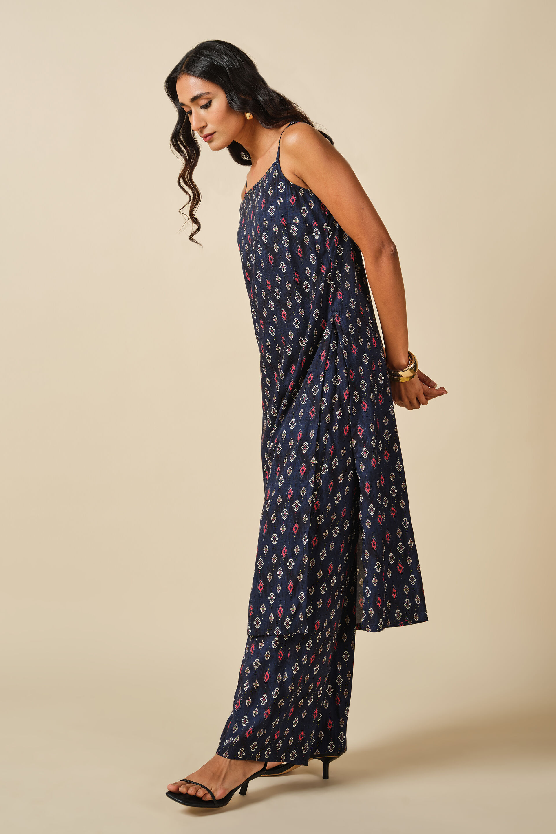 Shaam Rang Kurta Set, Blue, image 5