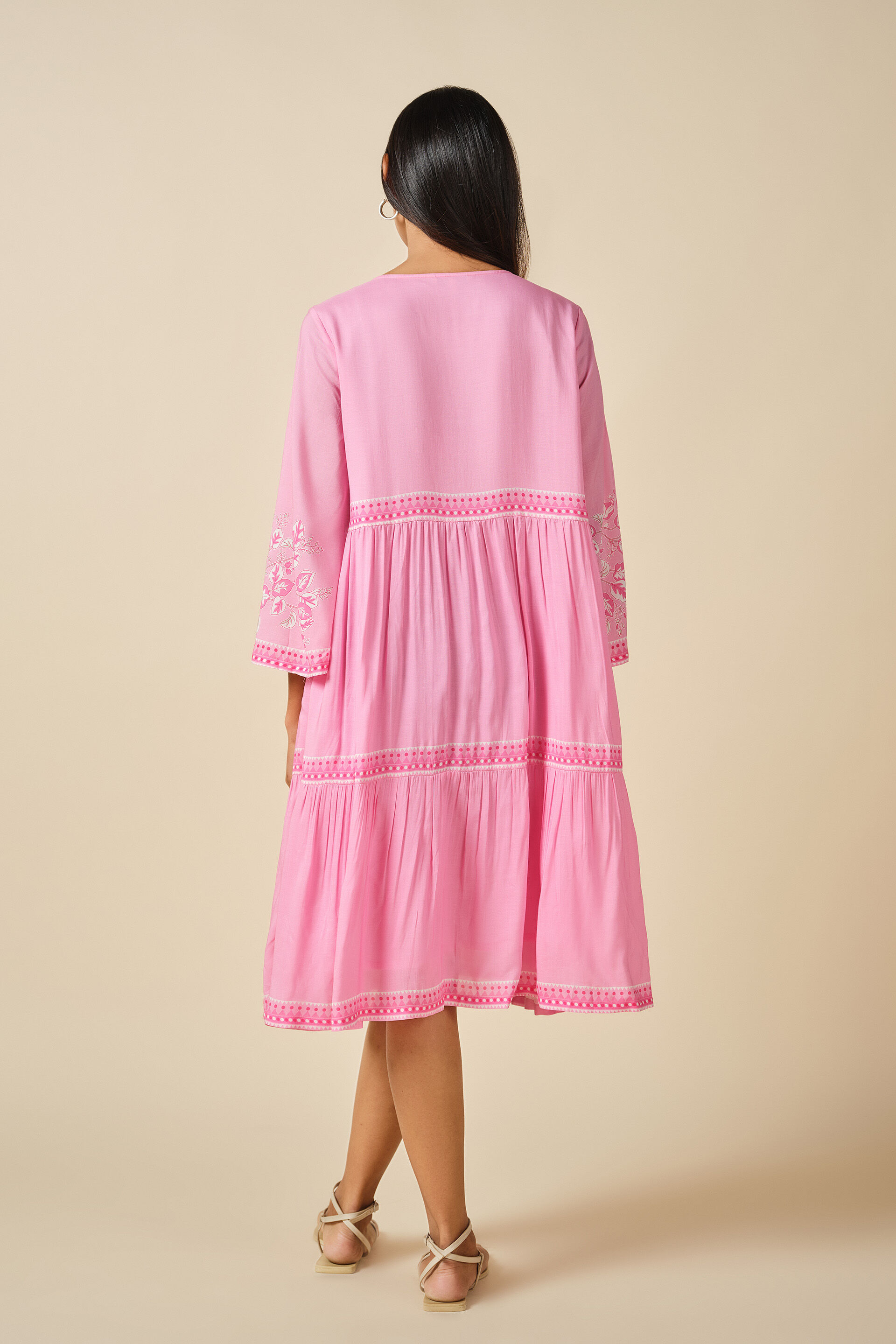 Pink Bahar Dress, Pink, image 6