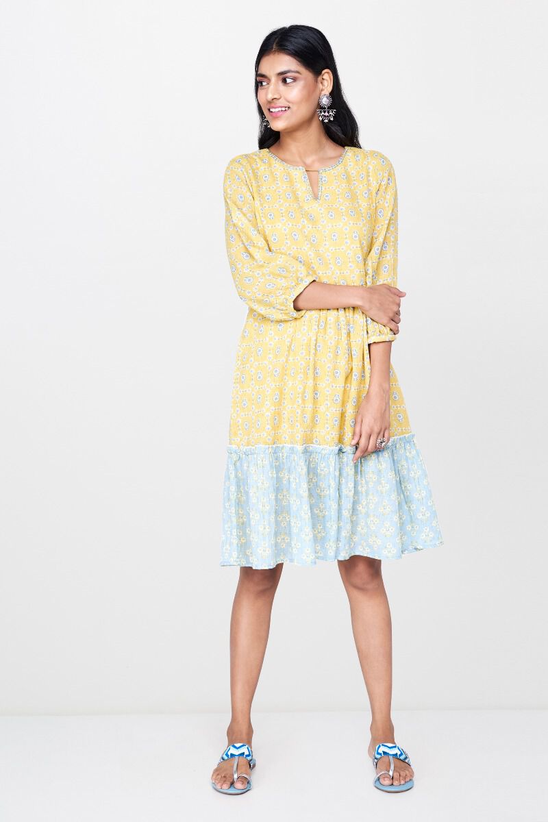 Buy Casual Yellow Dress Online from 