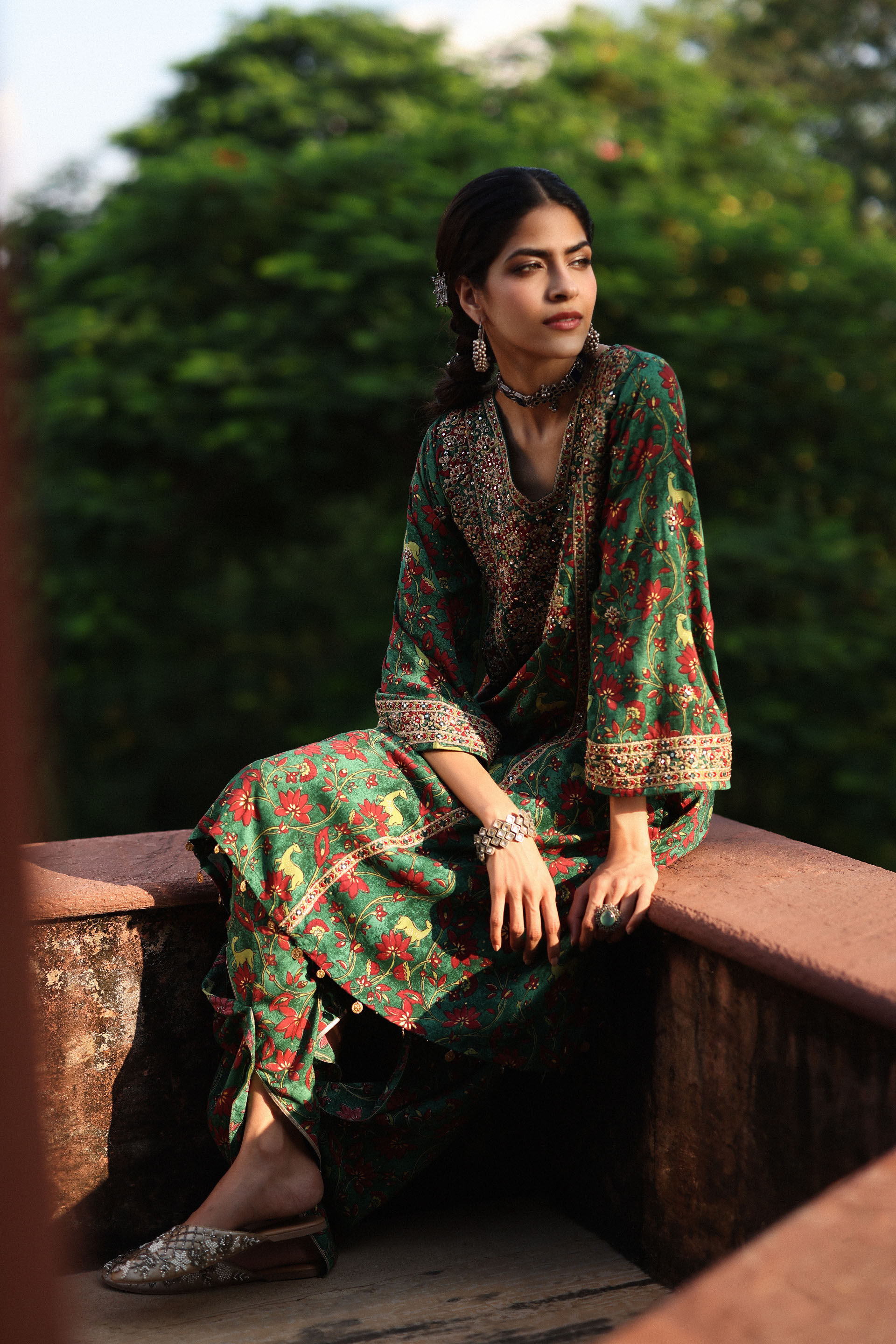 Fasaana Tunic Set, Green, image 5