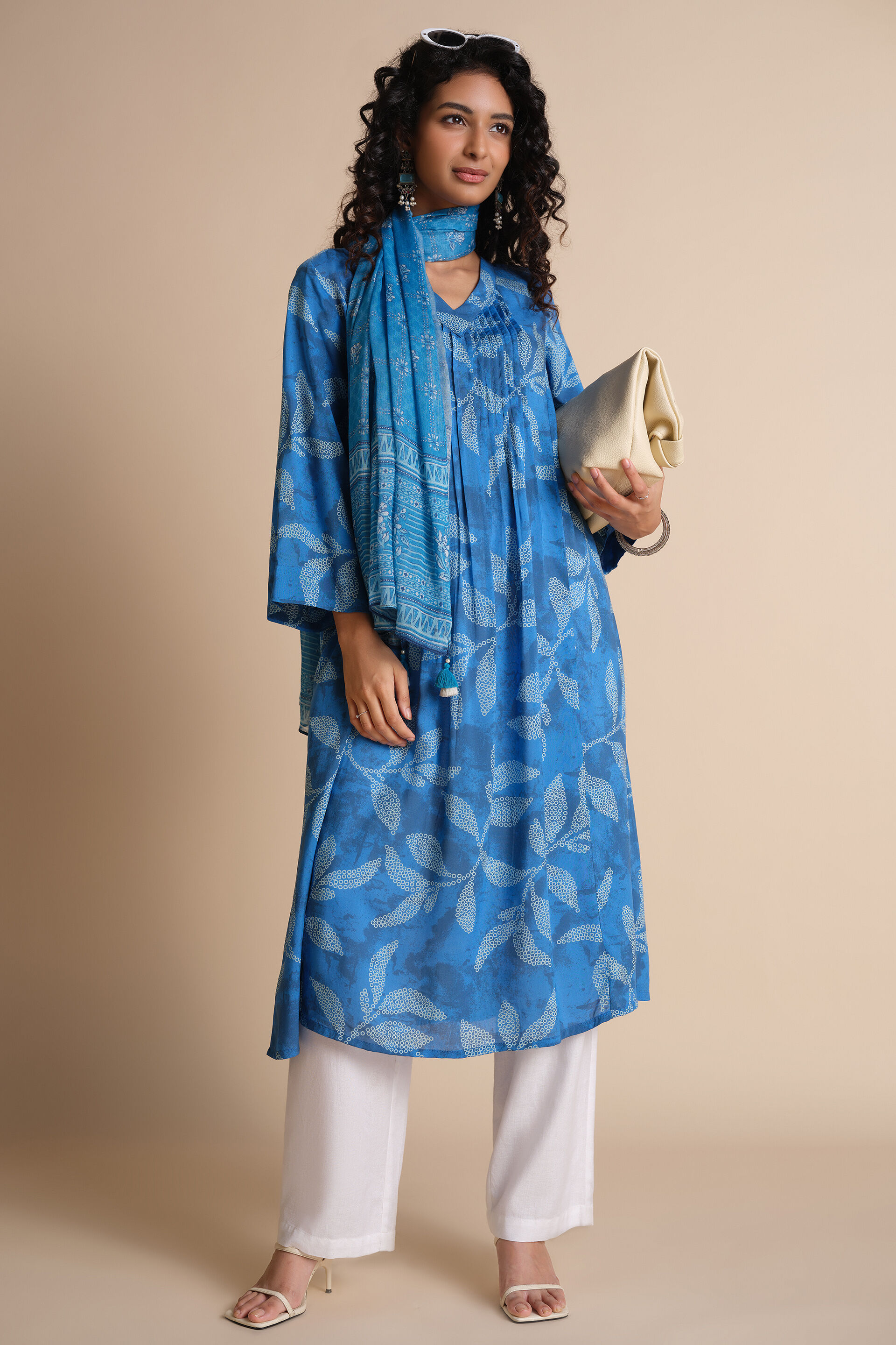 Rang Aasmani Kurta, Blue, image 2