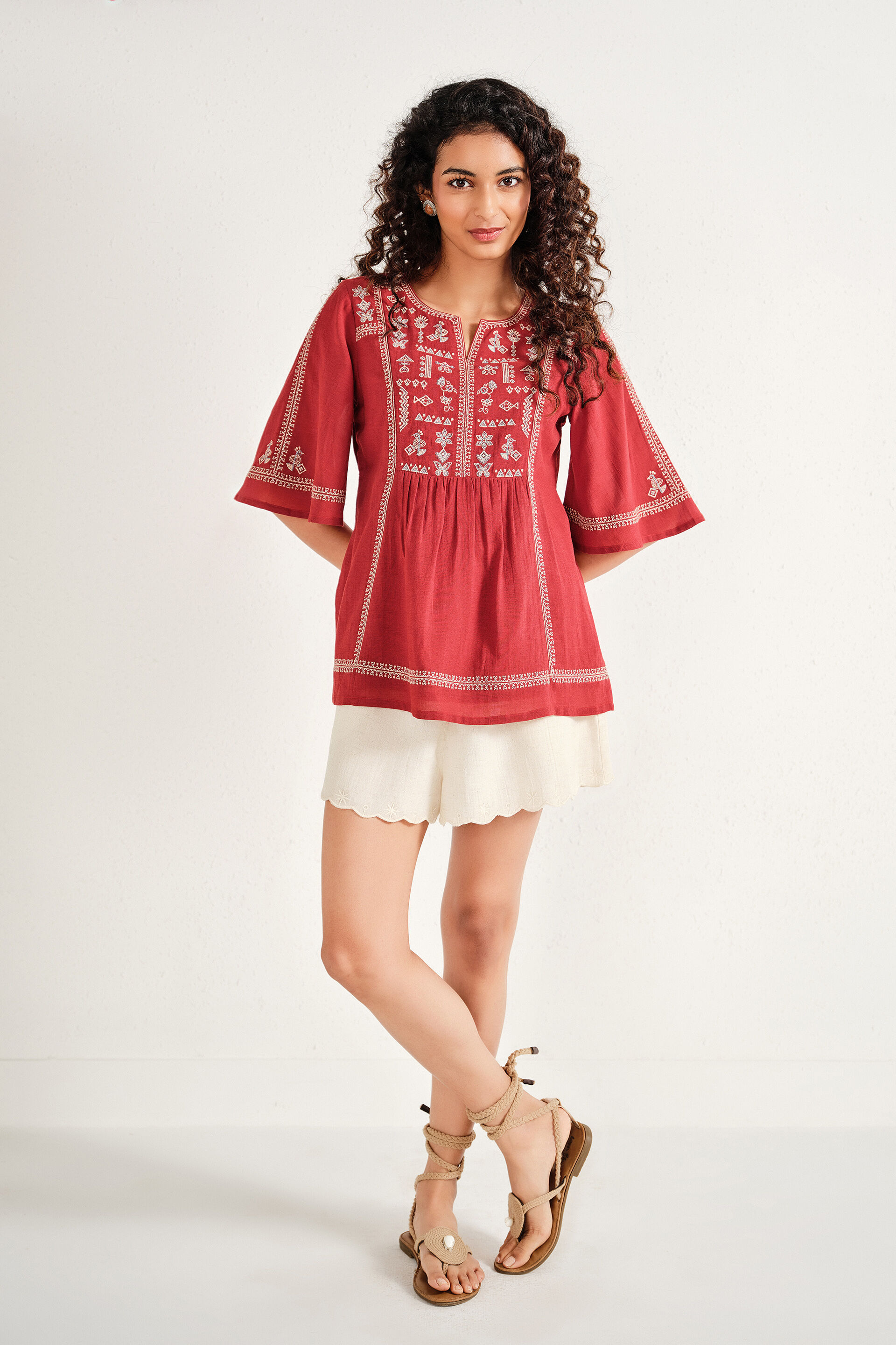 Ranaya Rust Top, Rust, image 4