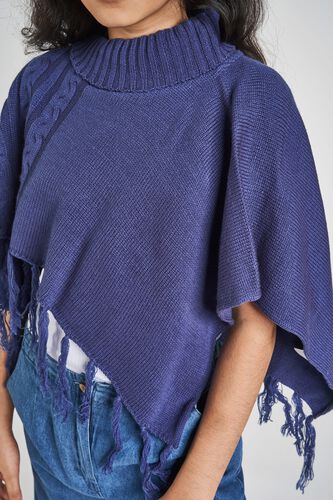 4 - Navy Cape Jacket, image 4