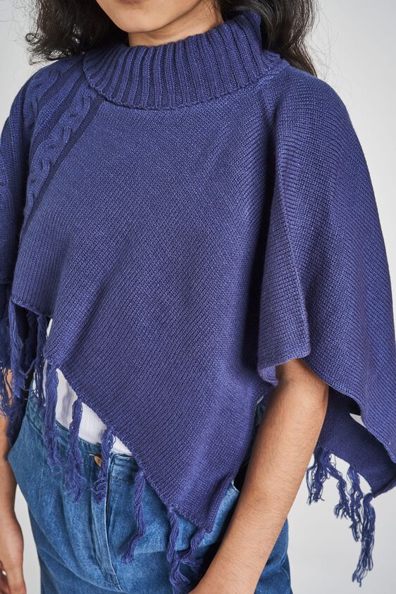 4 - Navy Cape Jacket, image 4