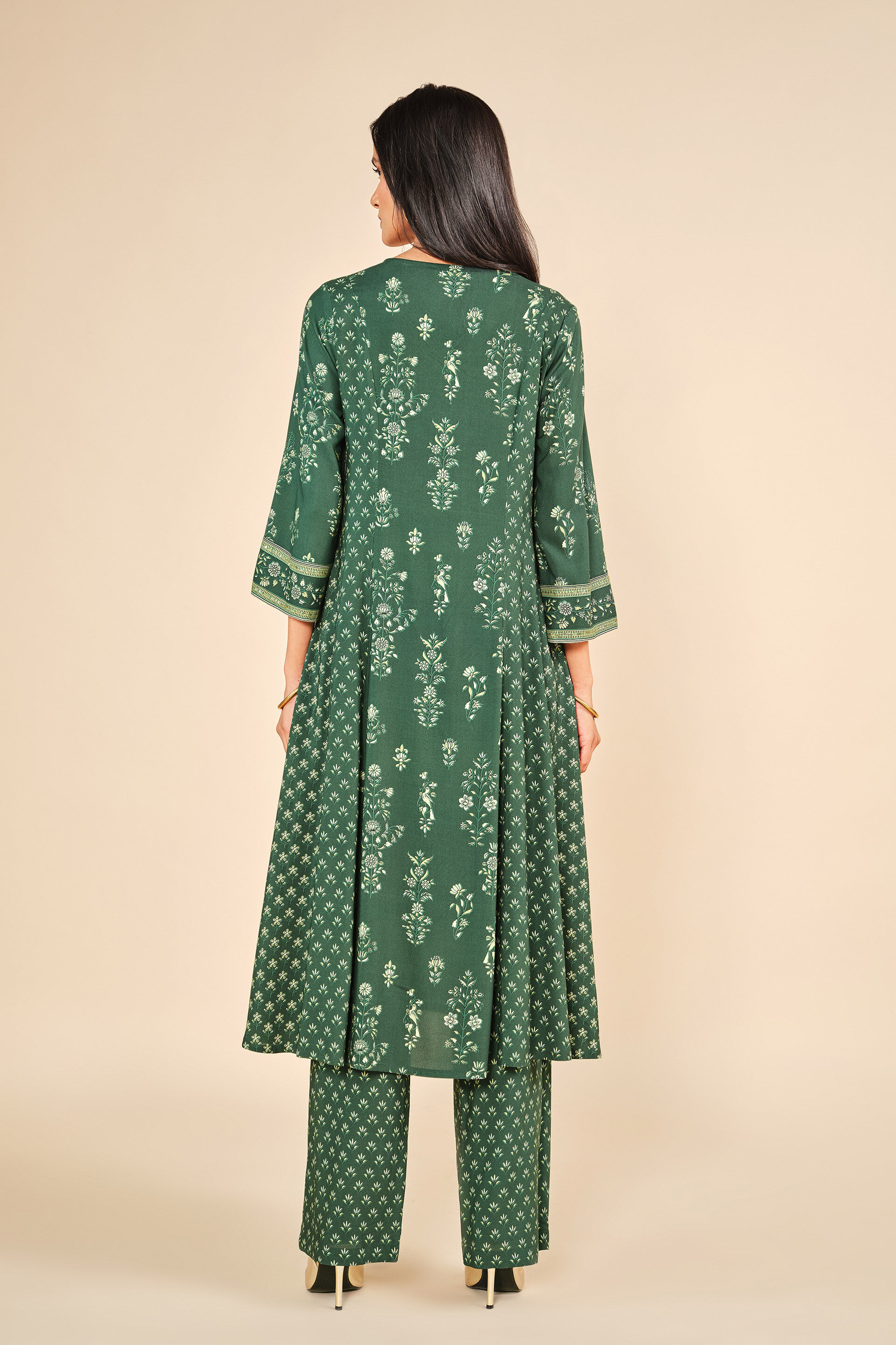 Aashiqana Kurta Set, Green, image 6
