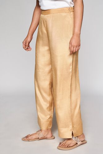 4 - Beige Solid Tapered Bottom, image 4