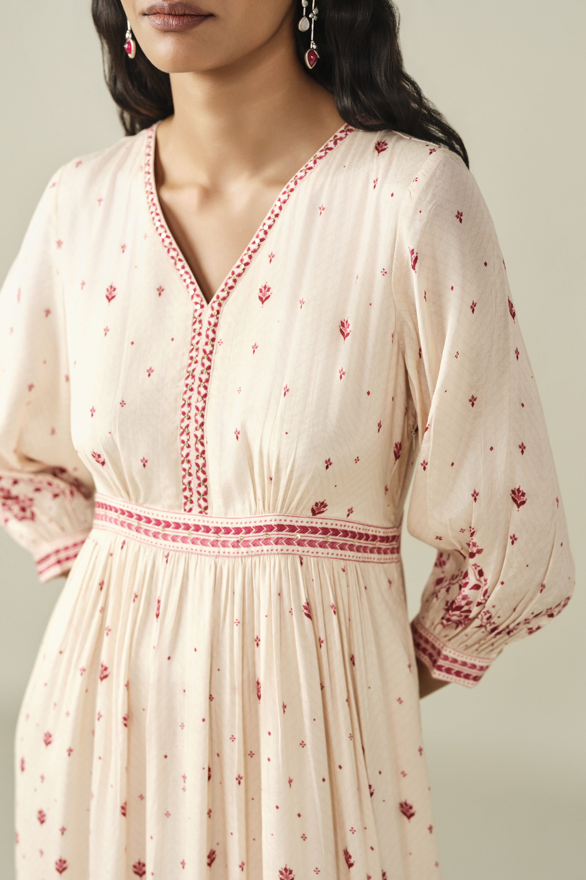 Tiered Maxi Dress in White, White, image 4