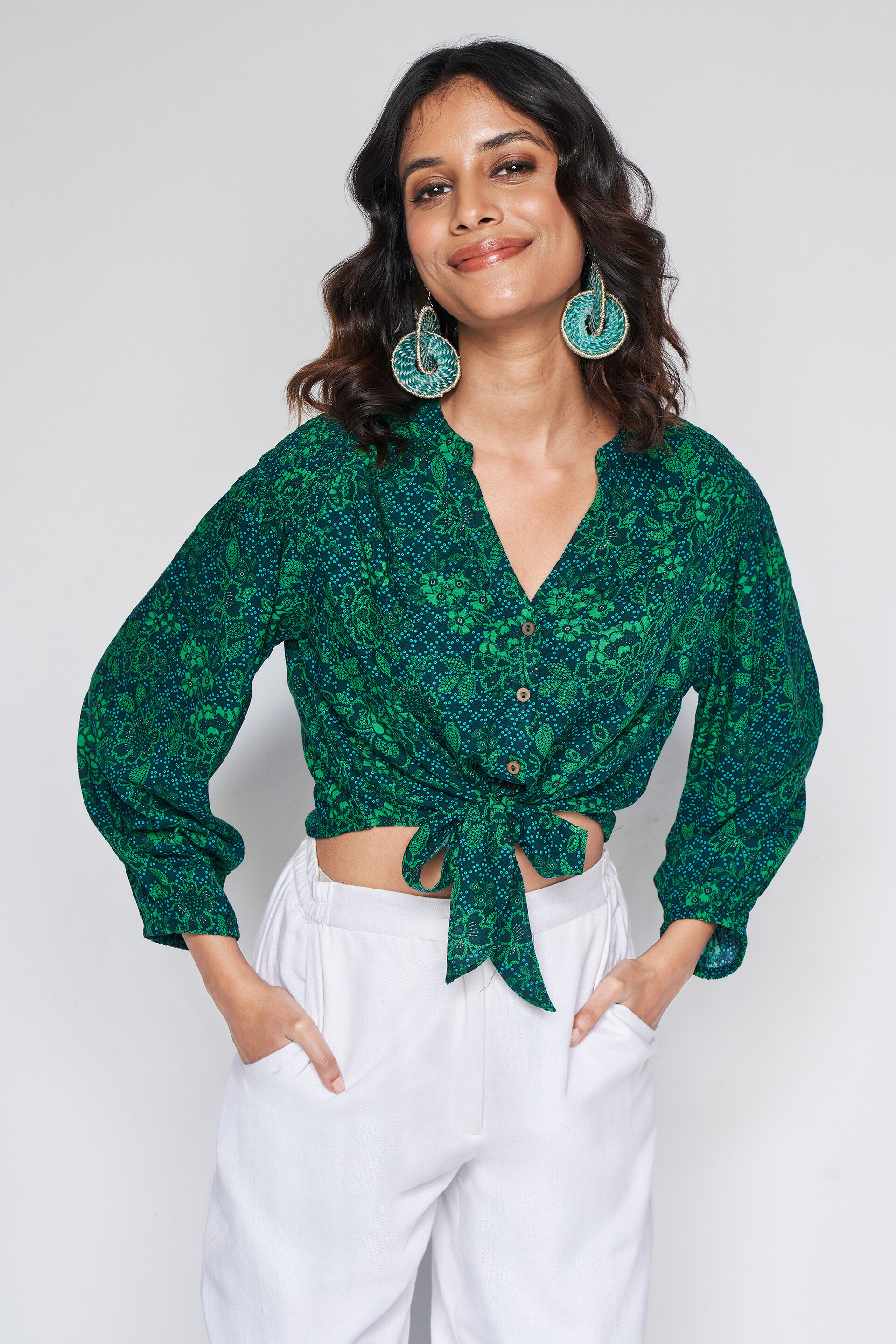 Emerald Fields top, Green, image 7