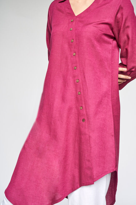 Asymmetric Tunic, Purple, image 6