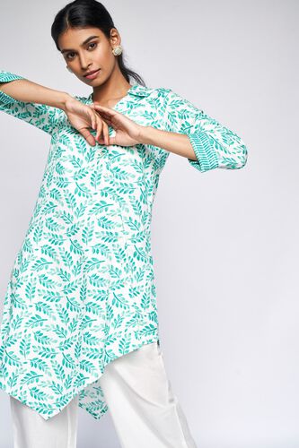 1 - Mint Floral A-Line Tunic, image 5