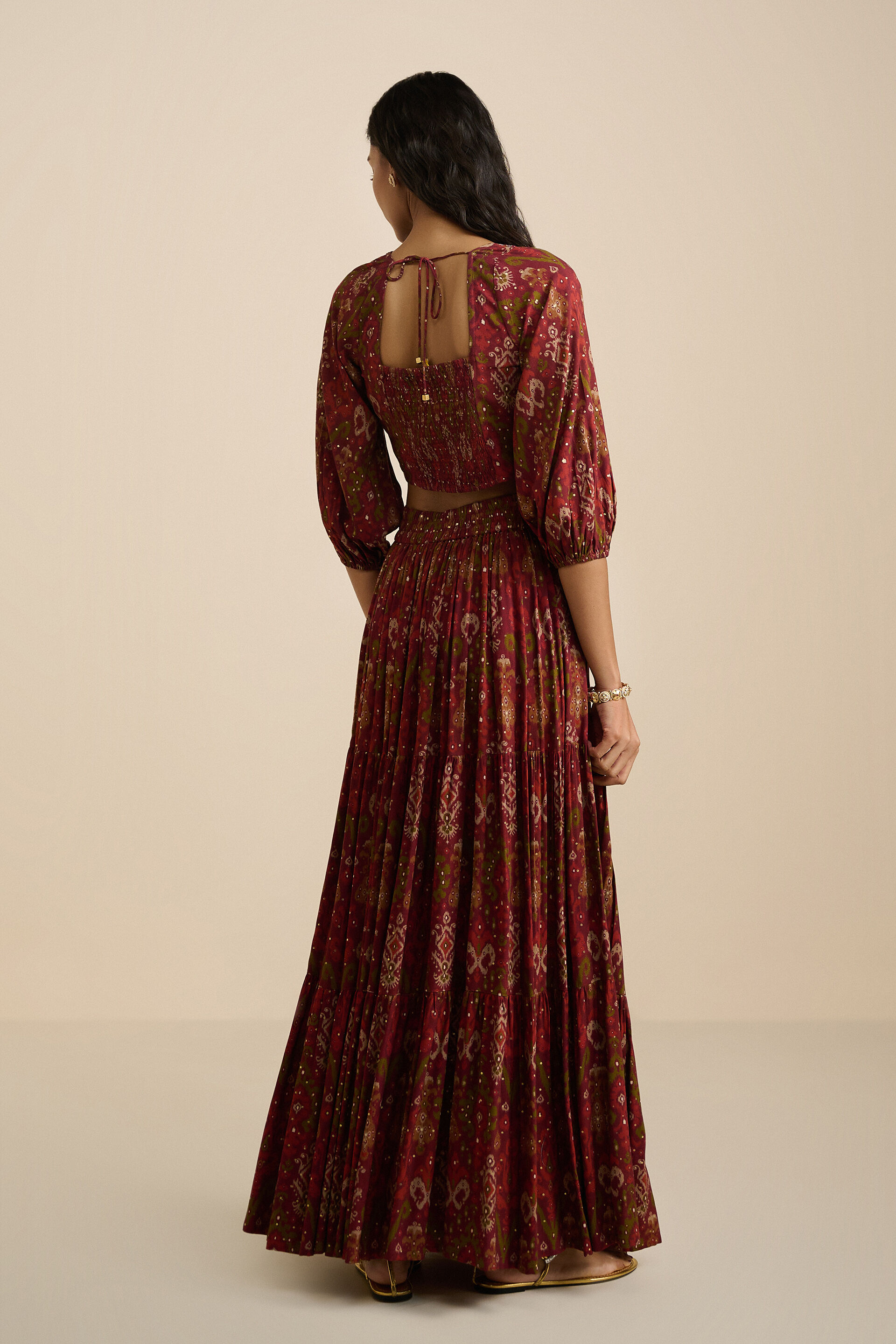 Taraash Rust Co-ord Set, Rust, image 9