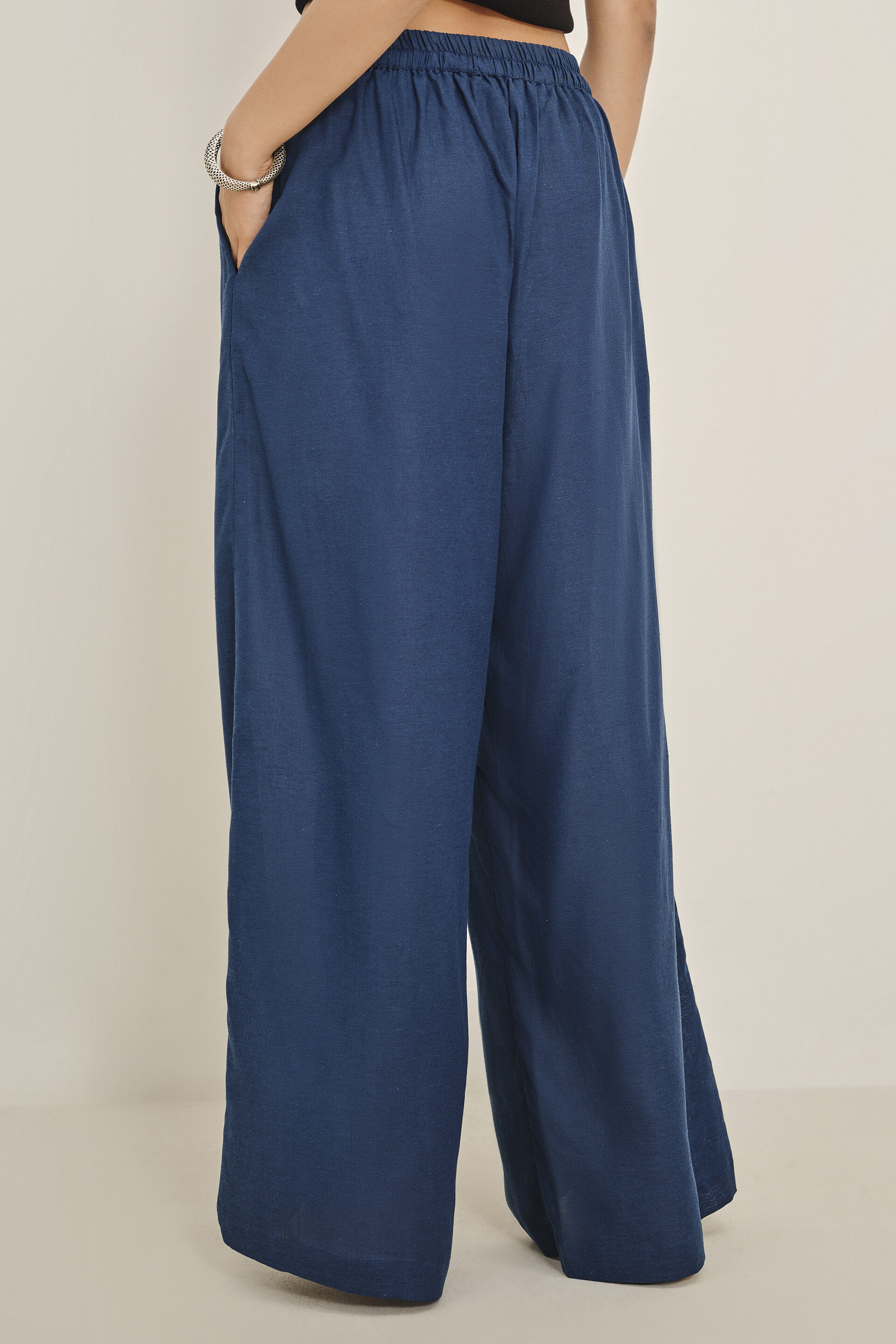 Neel Straight Pants, Indigo, image 3