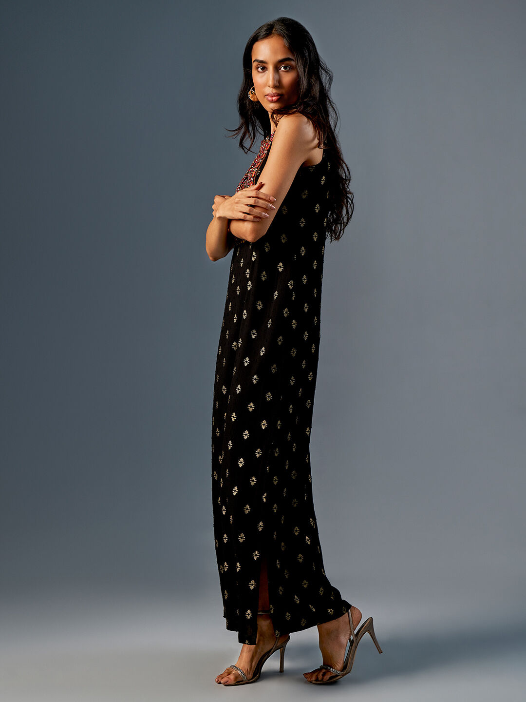 The Shehzaadi Dress, Black, image 2