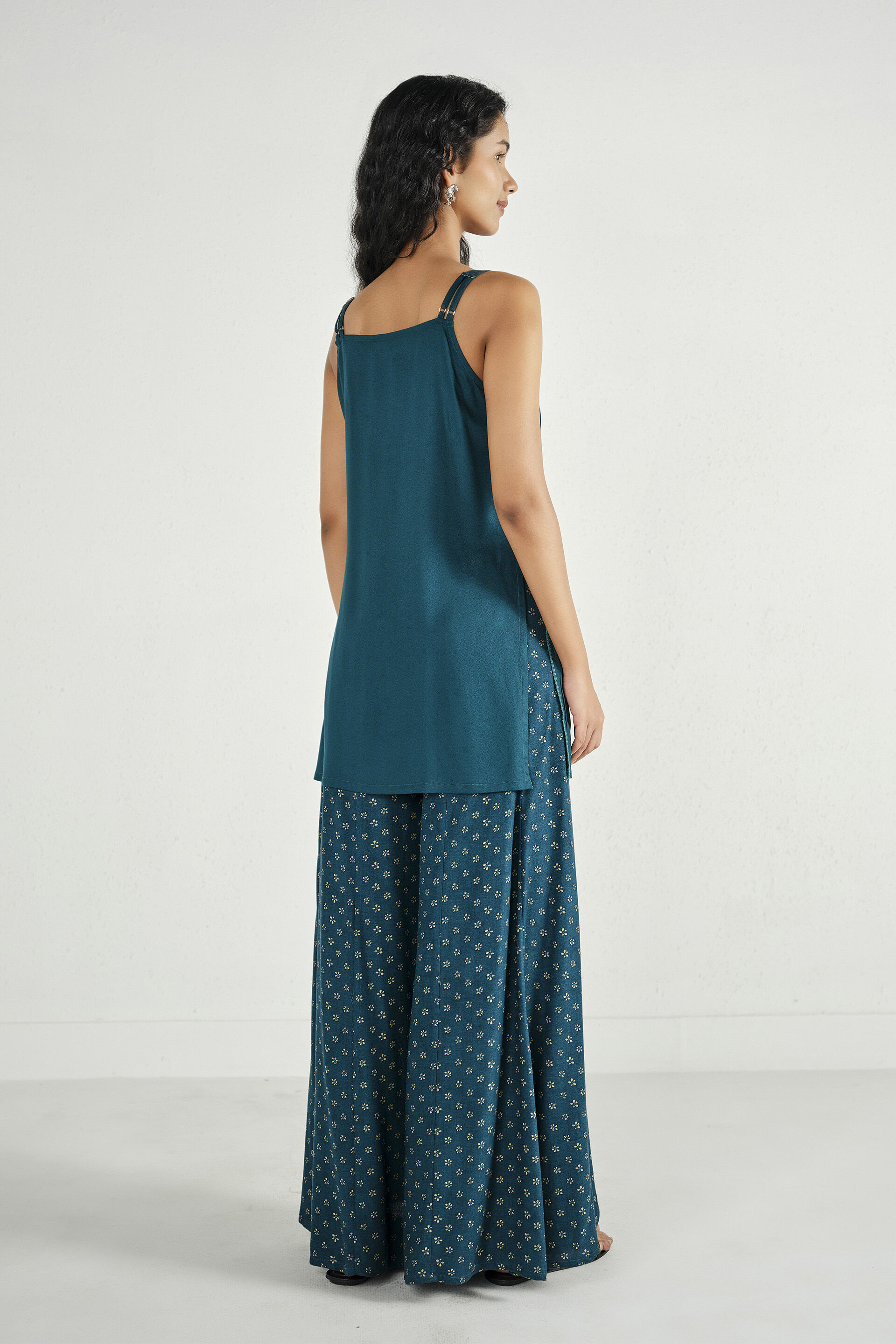 Anvi Indigo Sharara Set, Indigo, image 5