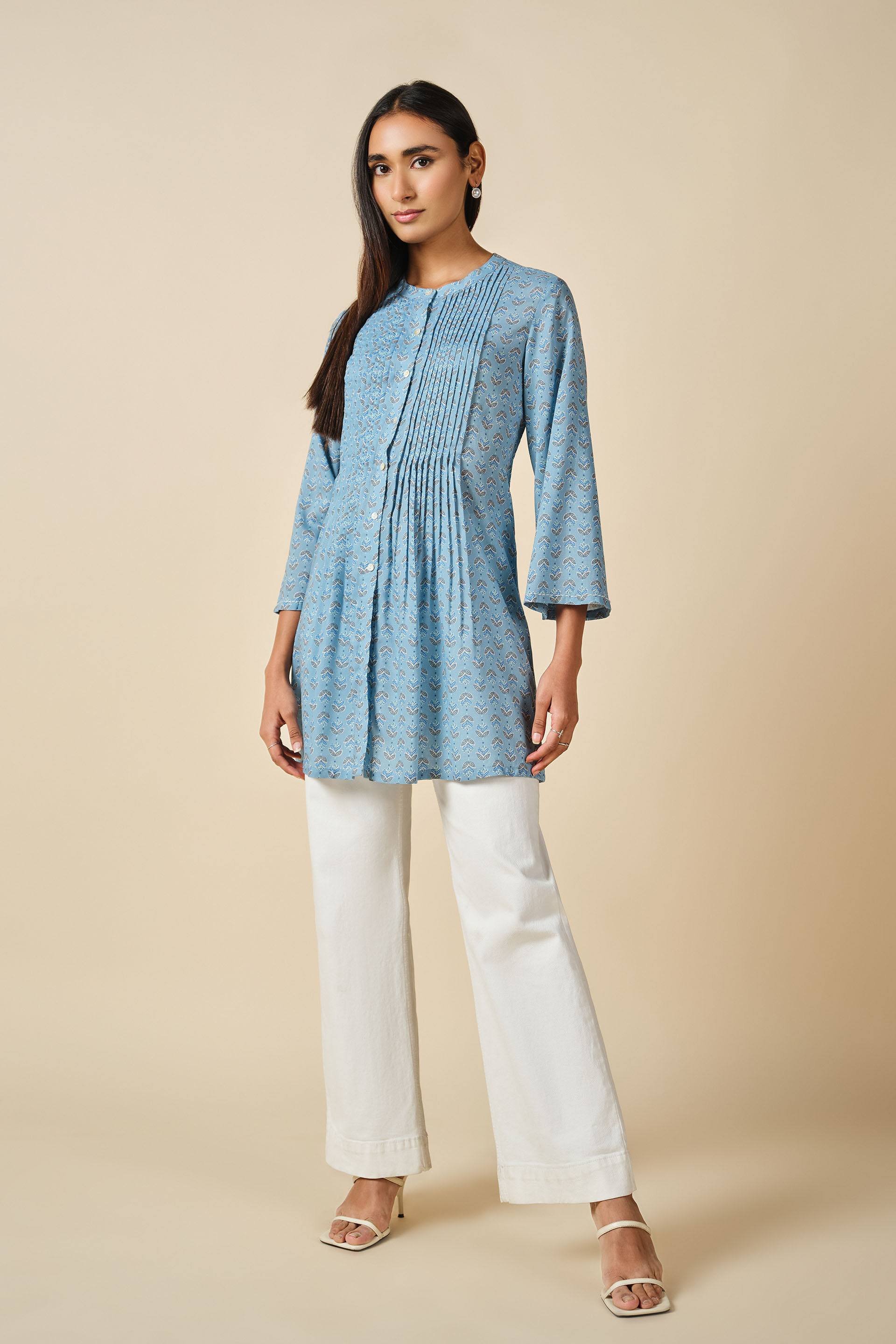 Samandar Tunic, Blue, image 2