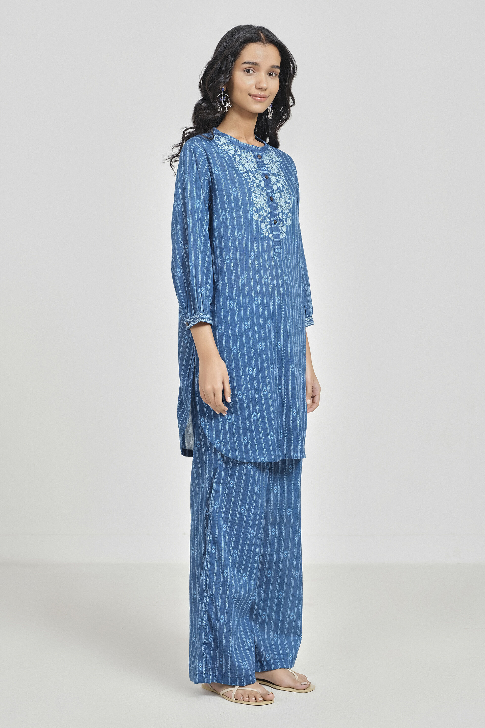 Aarna Indigo Co-ord Set, Indigo, image 3