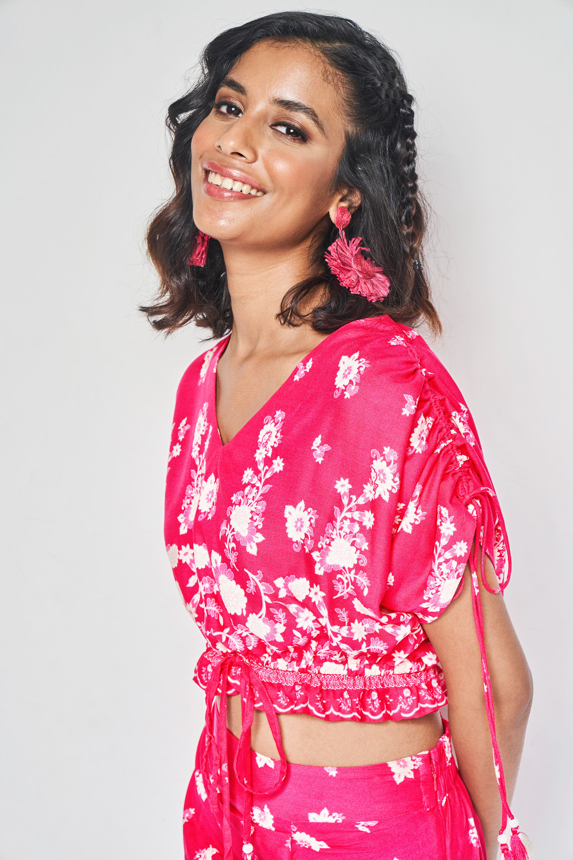 Gulabi Geet Co-ords Set, Pink, image 2