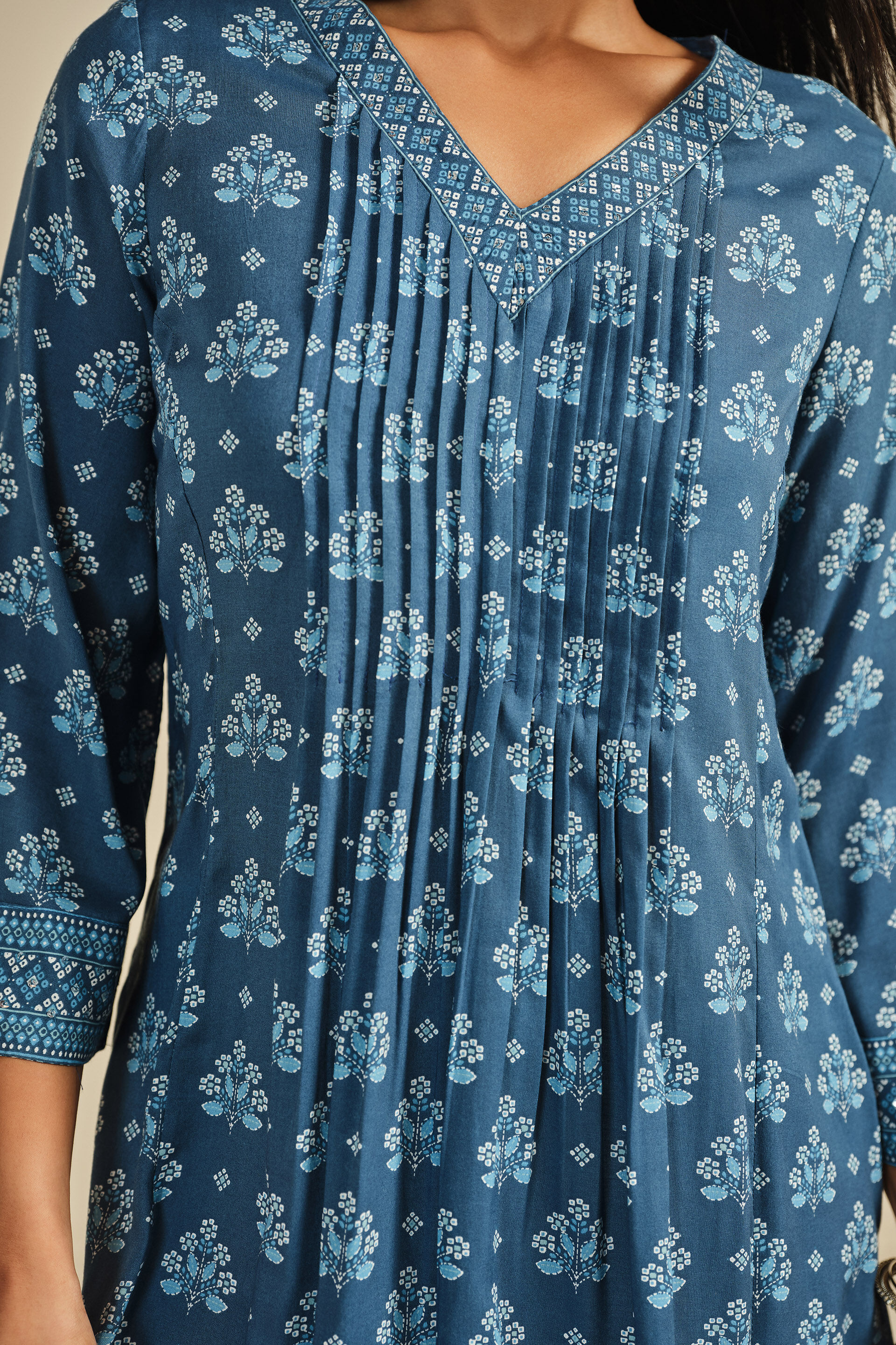 Meethi Mishri Tunic, Indigo, image 4