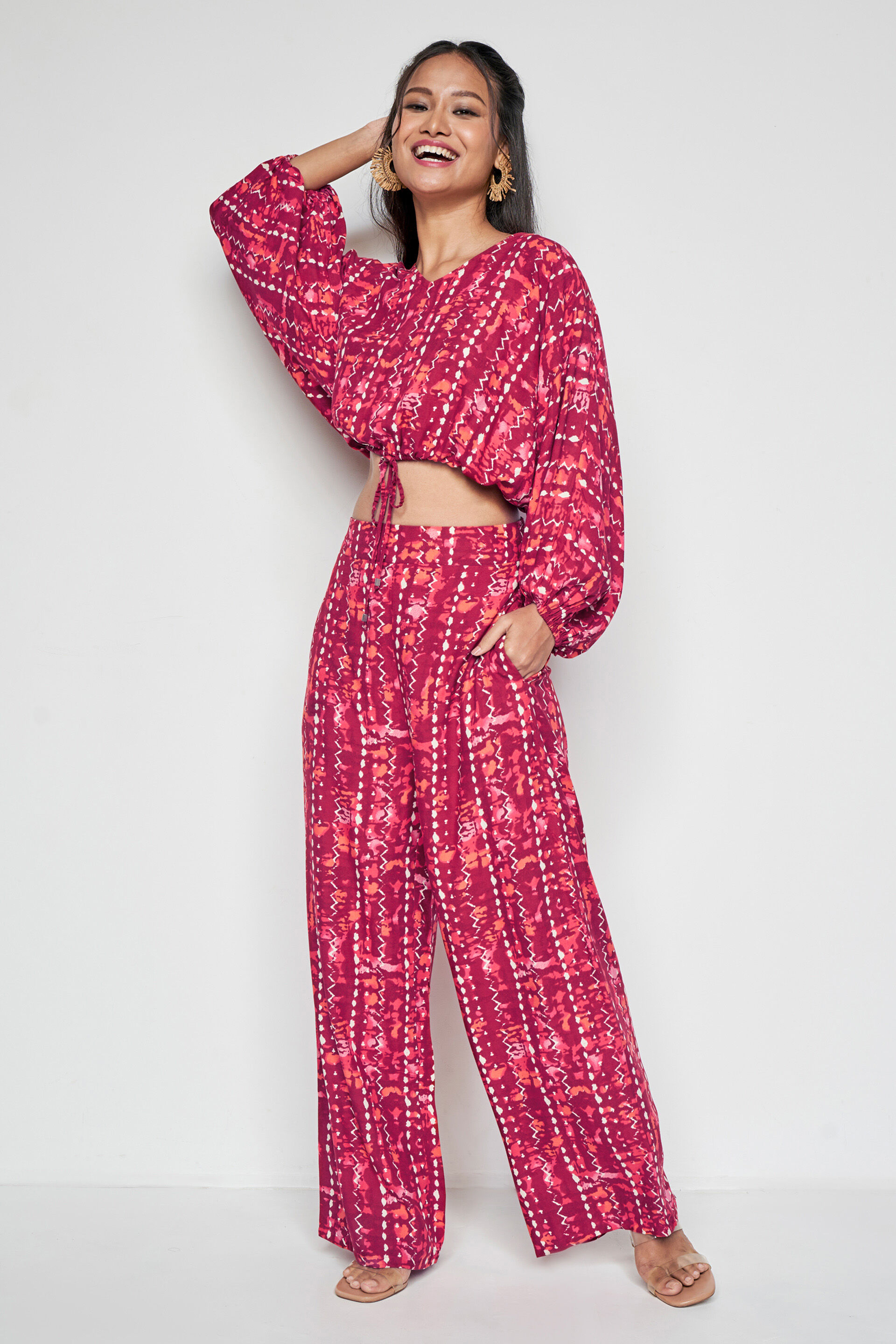 In the Red Co-ords Set, Red, image 2