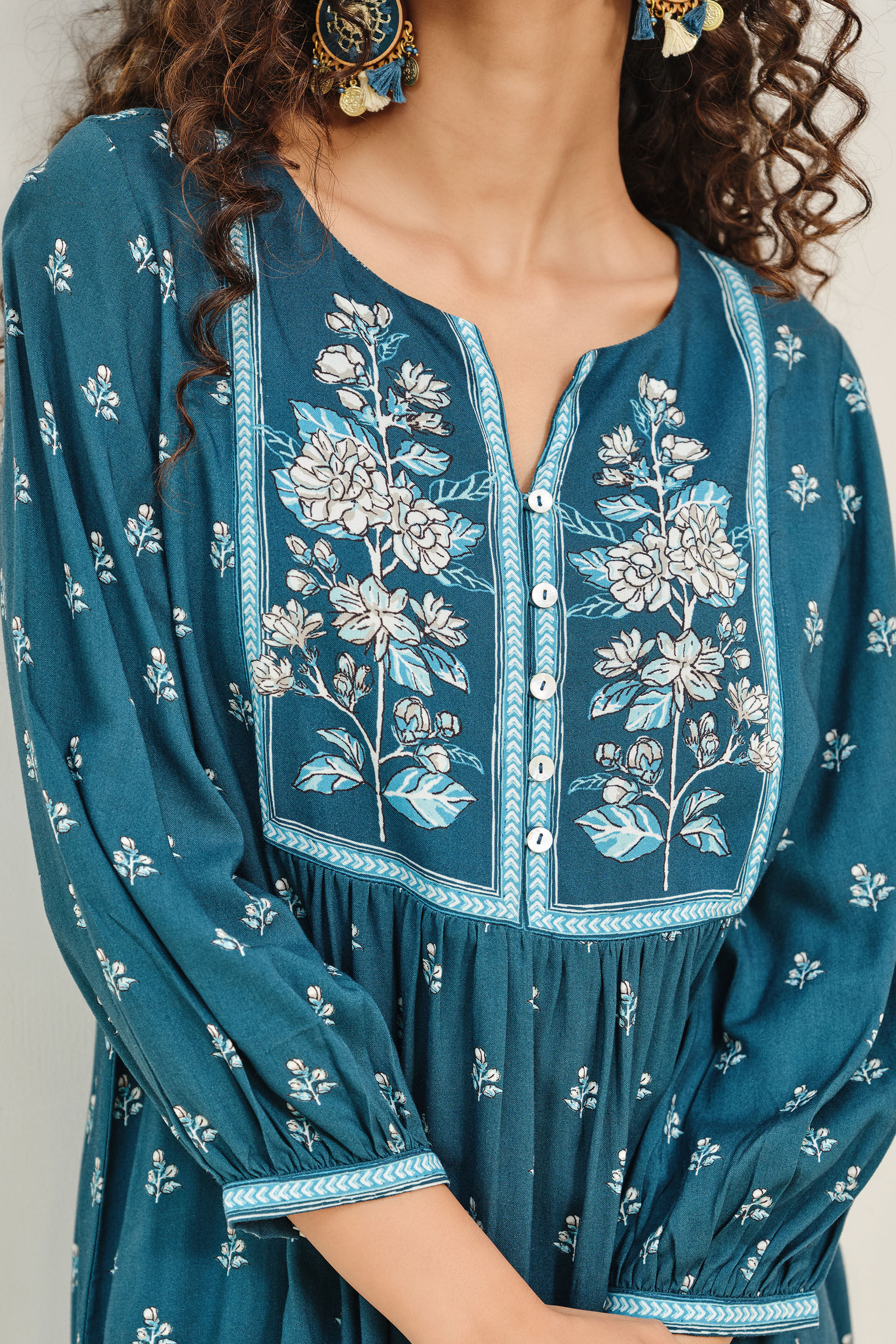 Indigo Intezaar Top, Indigo, image 6