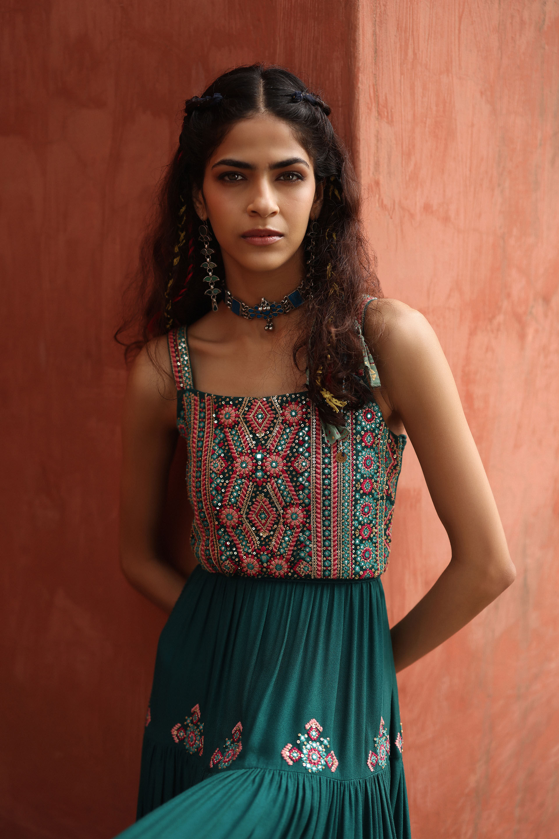 Khoye Khoye Maxi Dress, Green, image 3